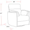 Parker Living Radius - Florence Brown - Powered By Freemotion Cordless Power Swivel Glider Recliner - Image 4