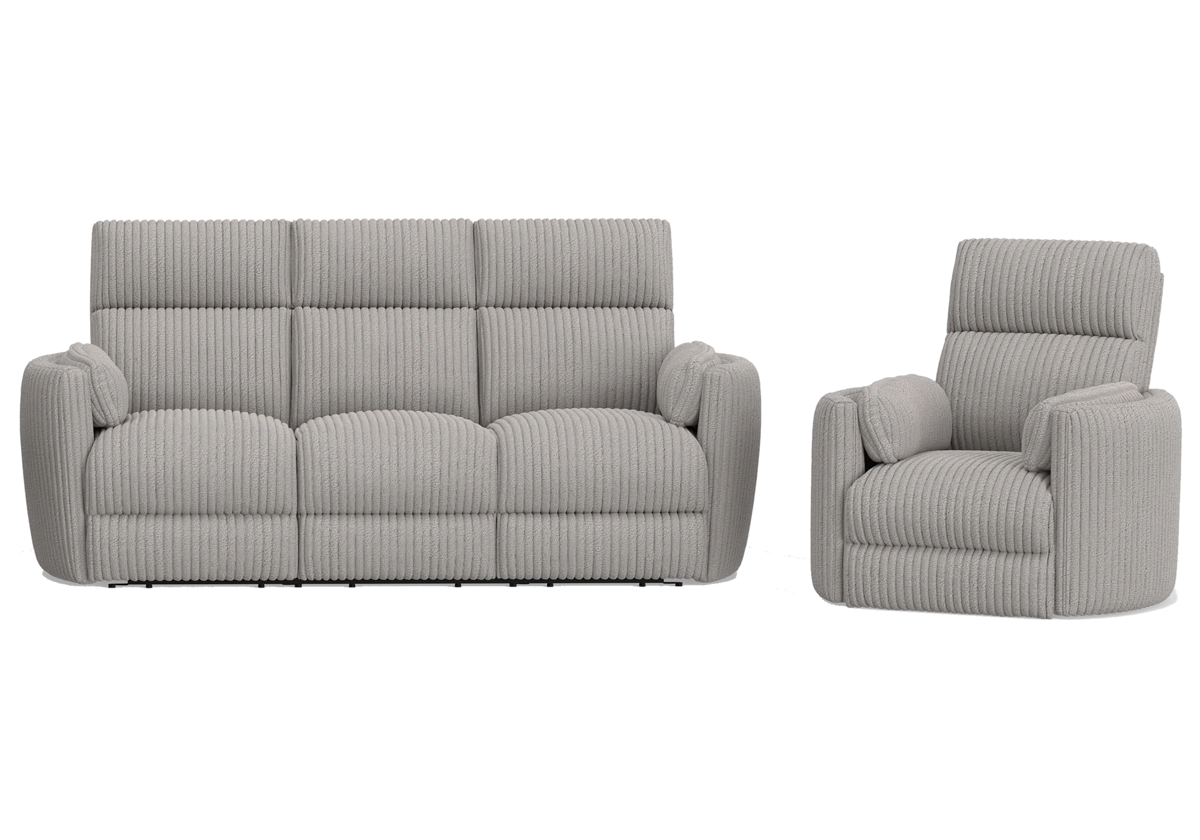 Parker Living Radius - Mega Grey Power Reclining Sofa and Recliner - Image 2