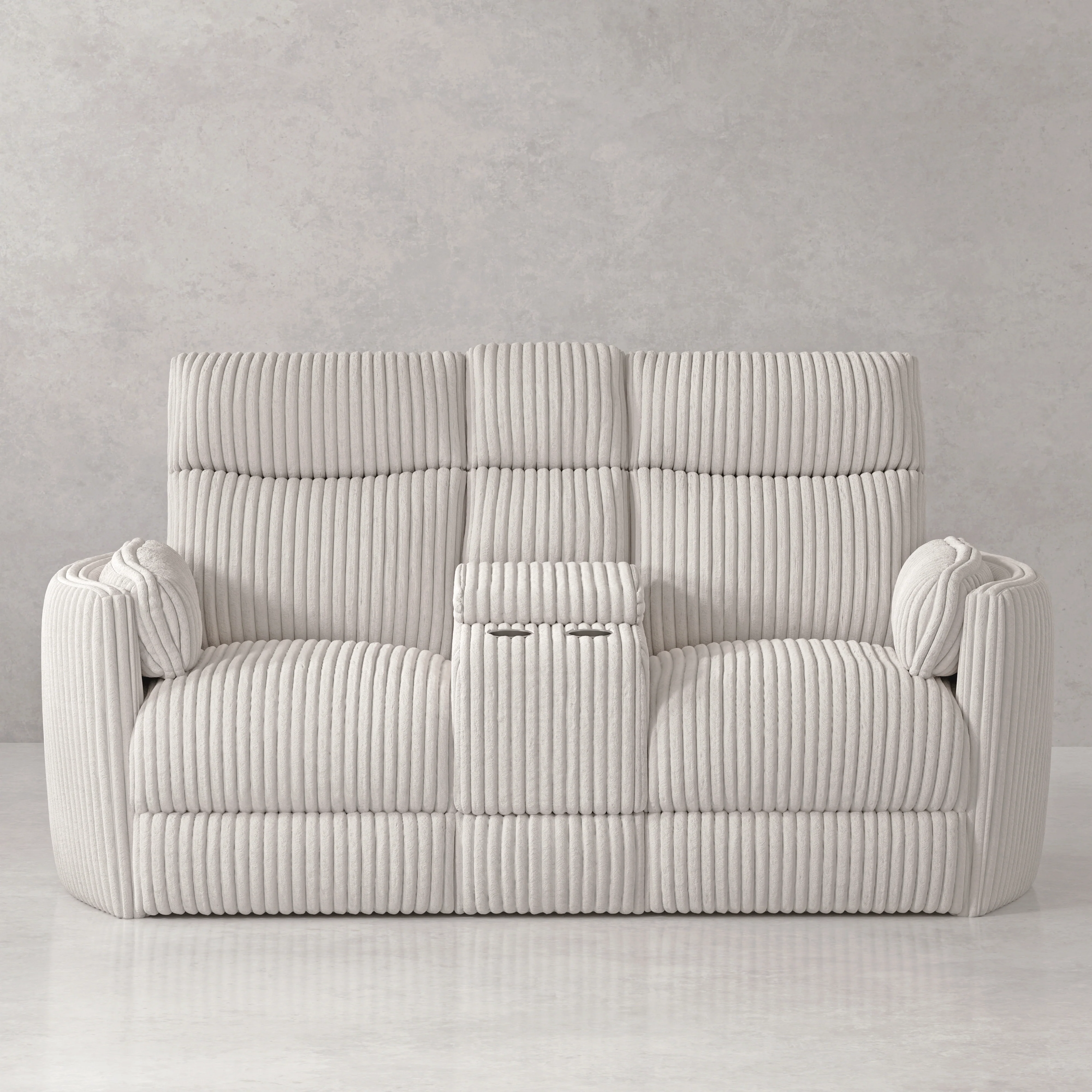Parker Living Radius - Mega Ivory Power Glider Reclining Console Loveseat - Image 5