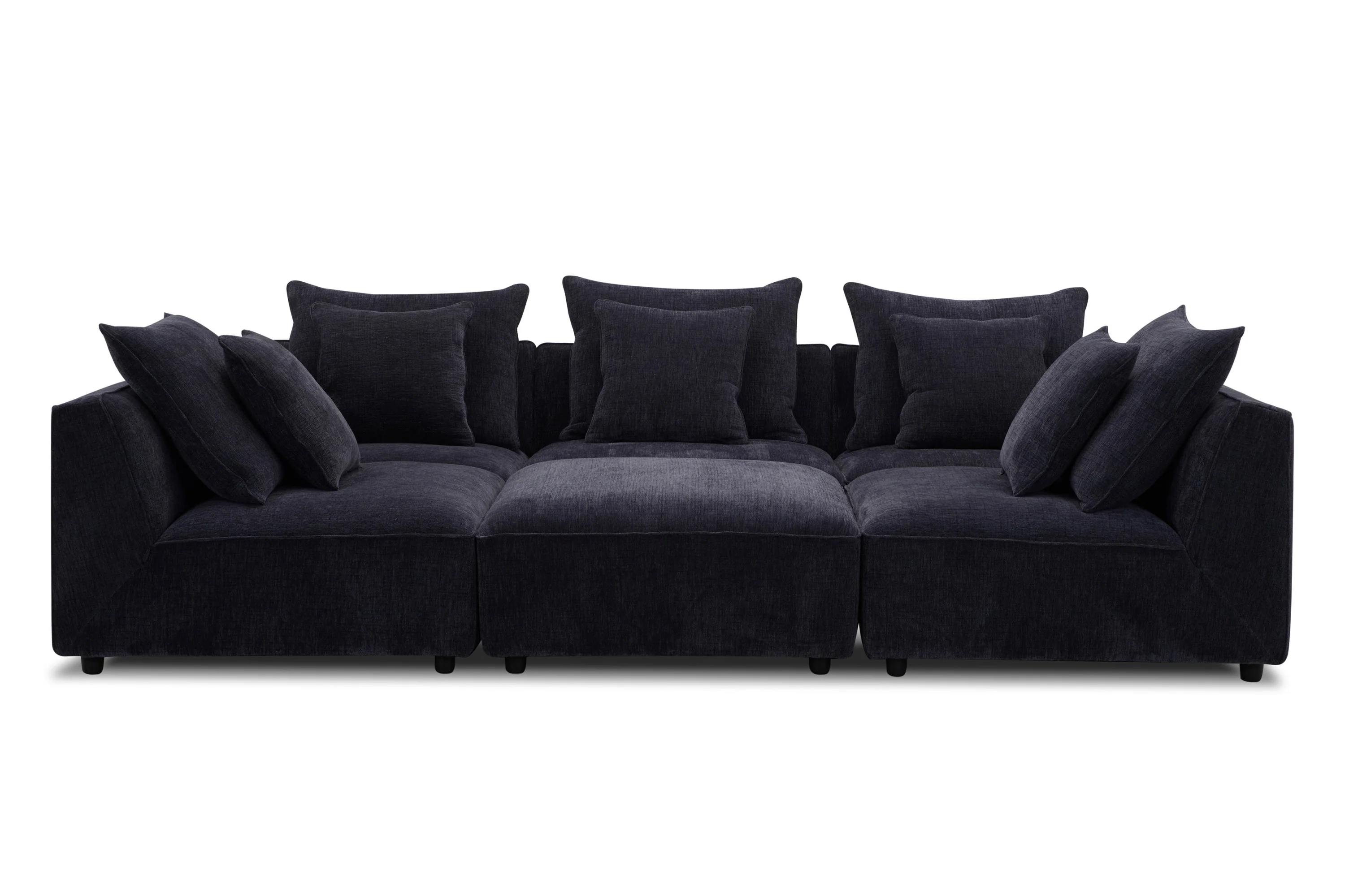 Parker Living Recess - Reptile Blue 6 Piece Modular Sectional - Image 3