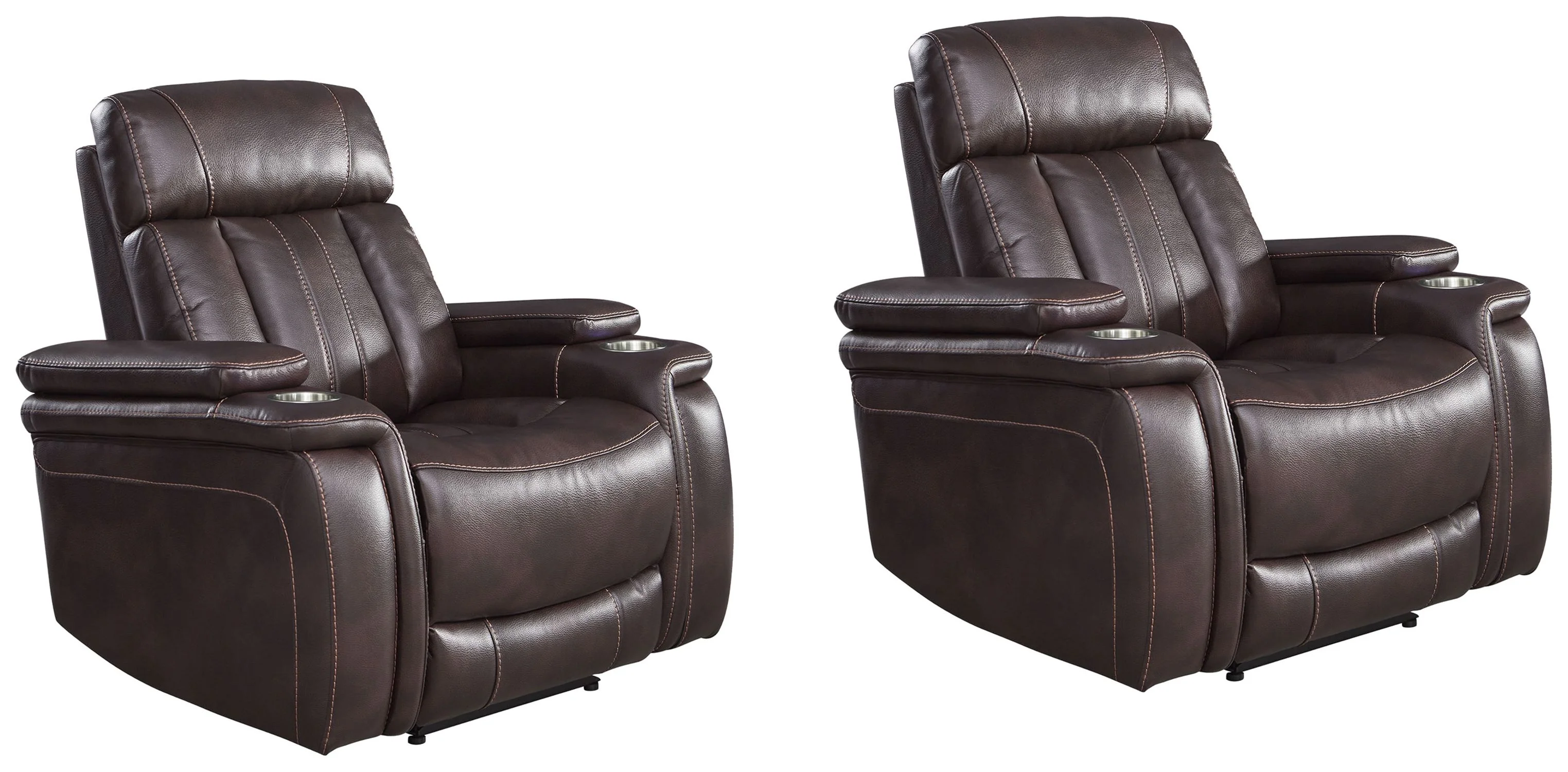 Parker Living Royce - Fantom Brown Power Recliner Two Pack - Image 2