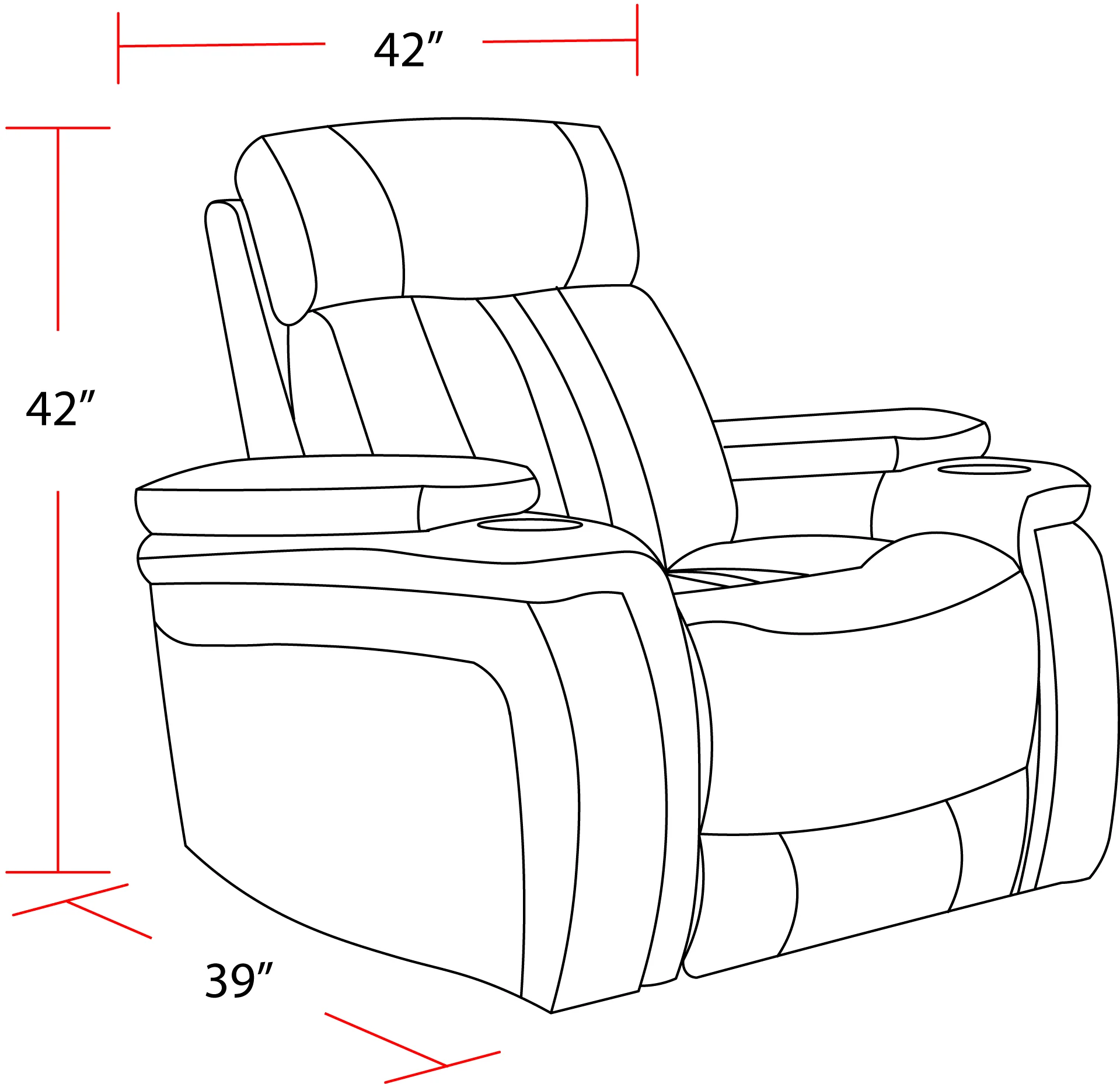 Parker Living Royce - Fantom Brown Power Recliner Two Pack - Image 7