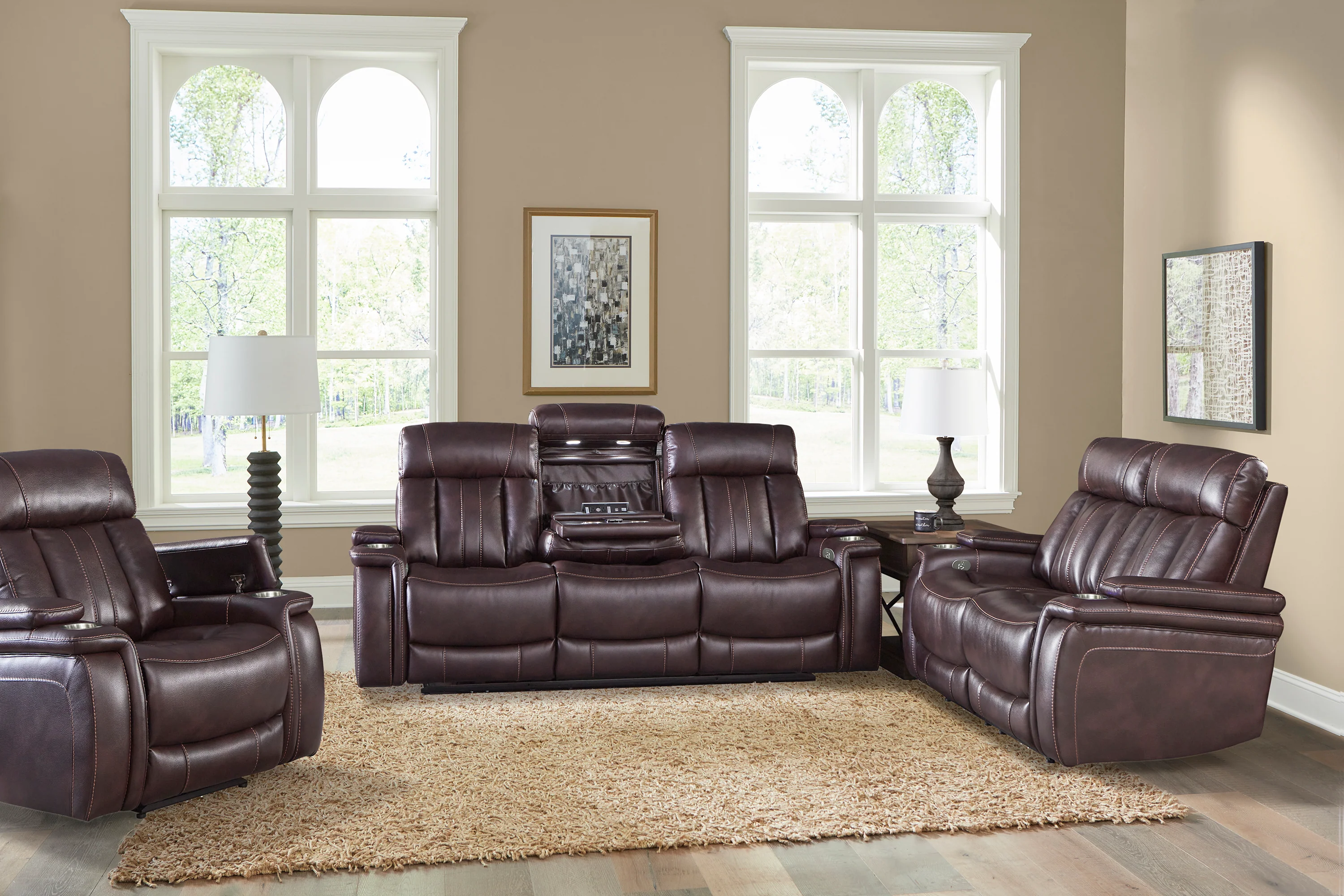 Parker Living Royce - Fantom Brown Power Reclining Loveseat - Image 4
