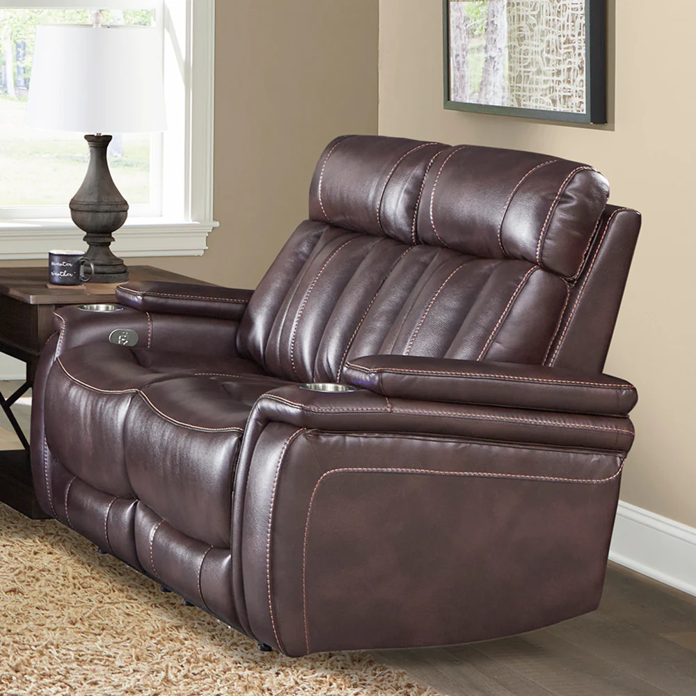 Parker Living Royce - Fantom Brown Power Reclining Sofa Loveseat and Recliner - Image 7