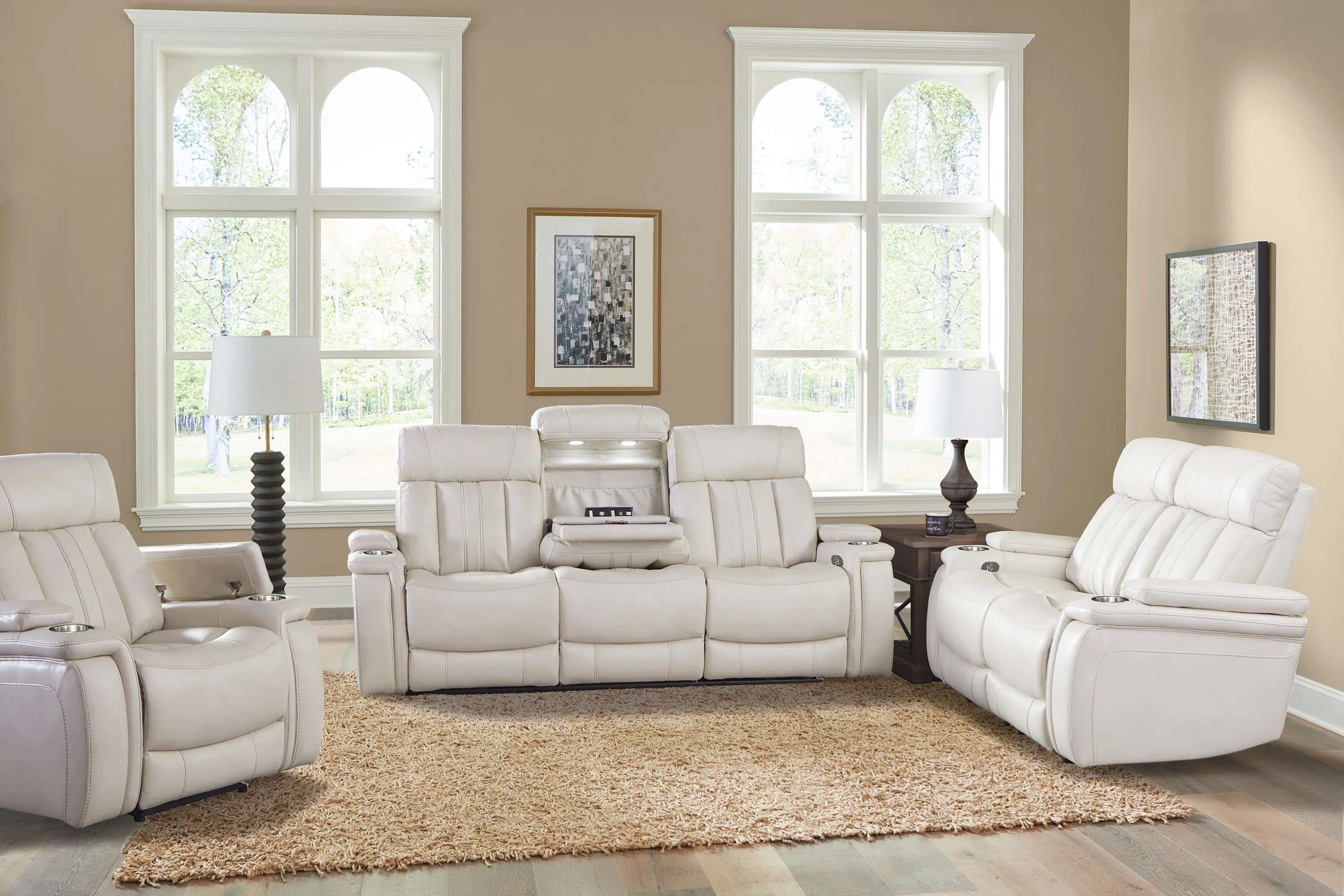 Parker Living Royce - Fantom Ivory Power Recliner - Image 4
