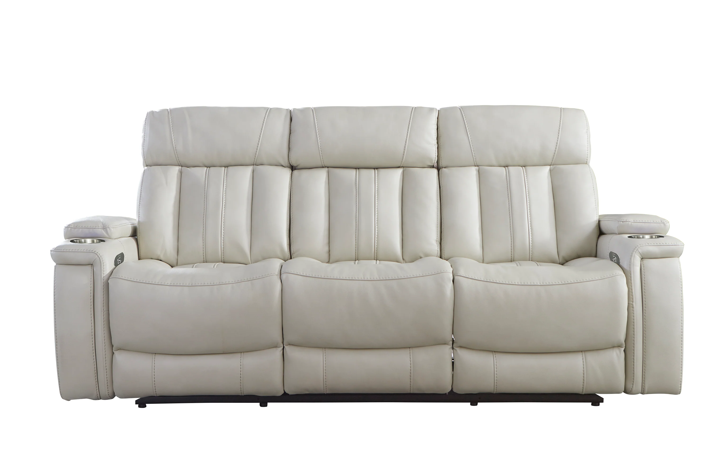 Parker Living Royce - Fantom Ivory Power Reclining Sofa with Drop Down Console - Image 7