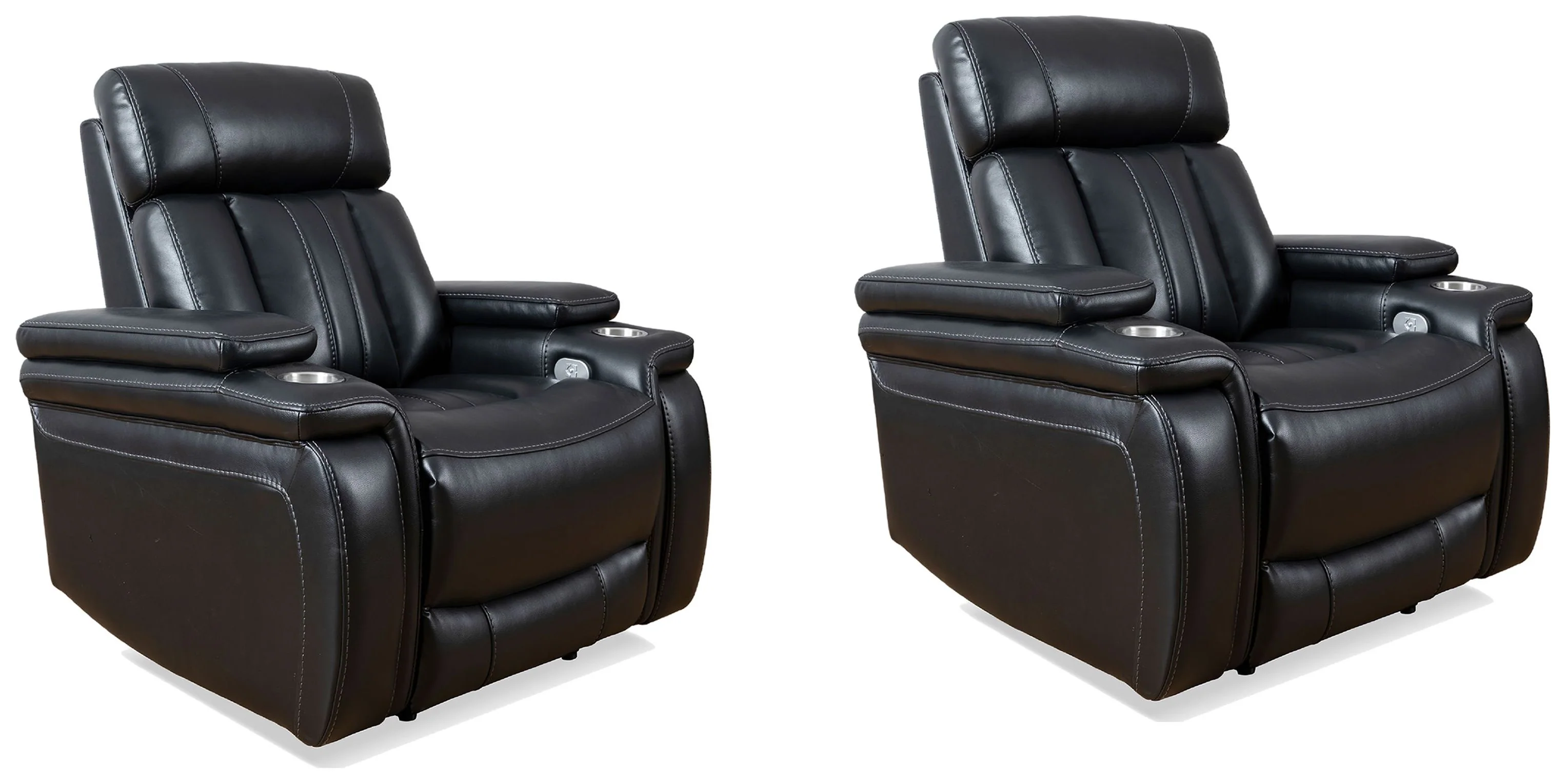 Parker Living Royce - Midnight Power Recliner Two Pack - Image 2