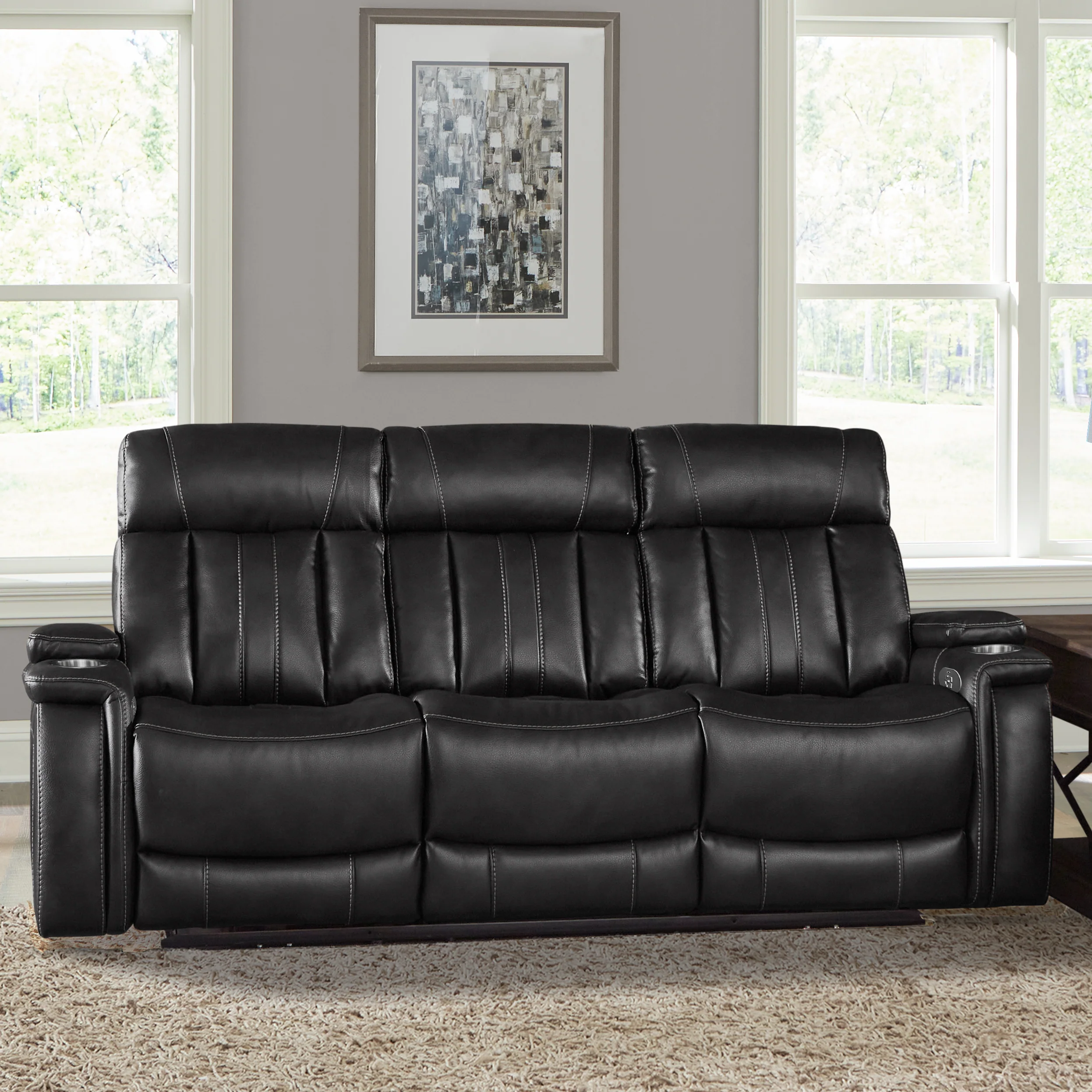 Parker Living Royce - Midnight Power Reclining Sofa and Loveseat - Image 5