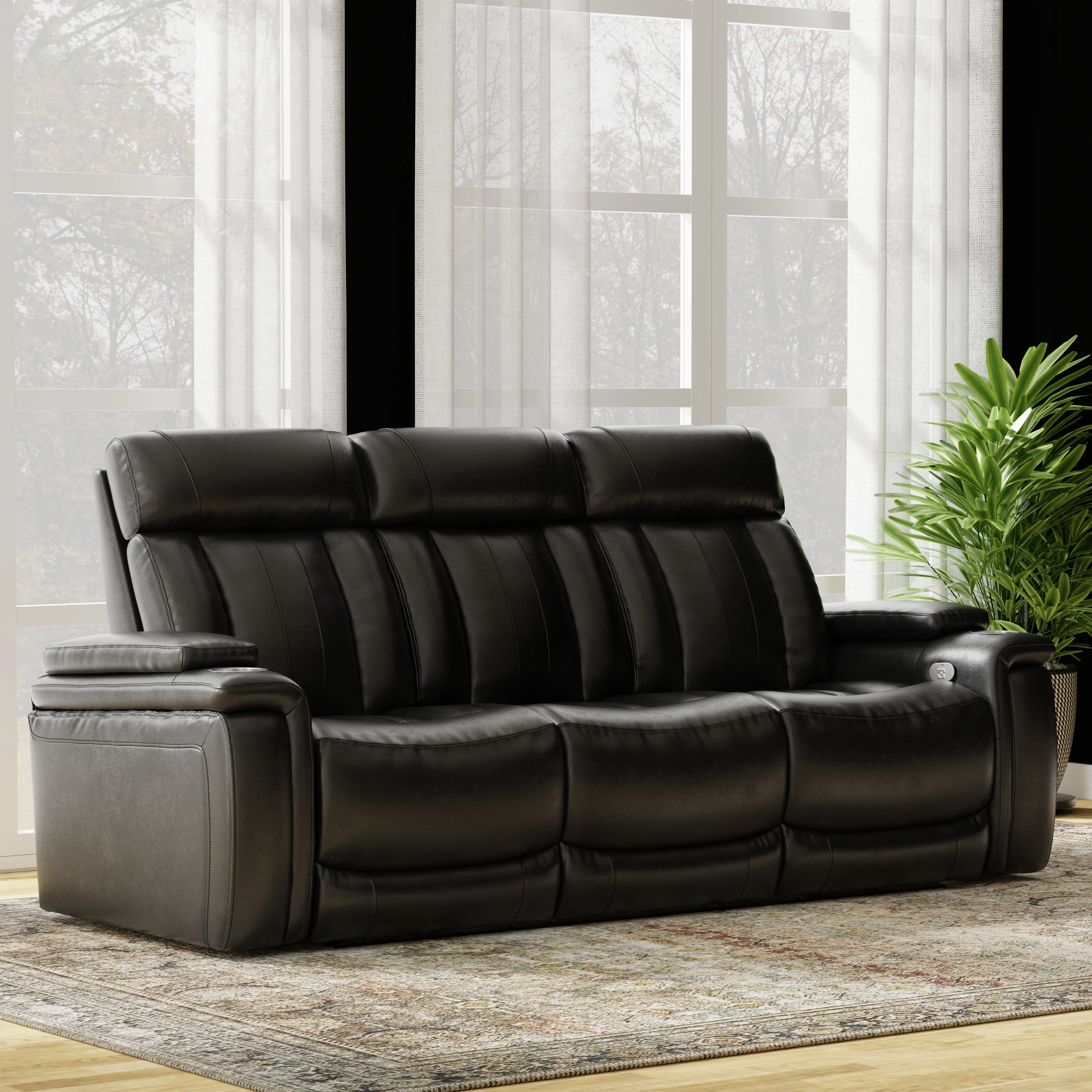 Parker Living Royce - Midnight Power Reclining Sofa Loveseat and Recliner - Image 3