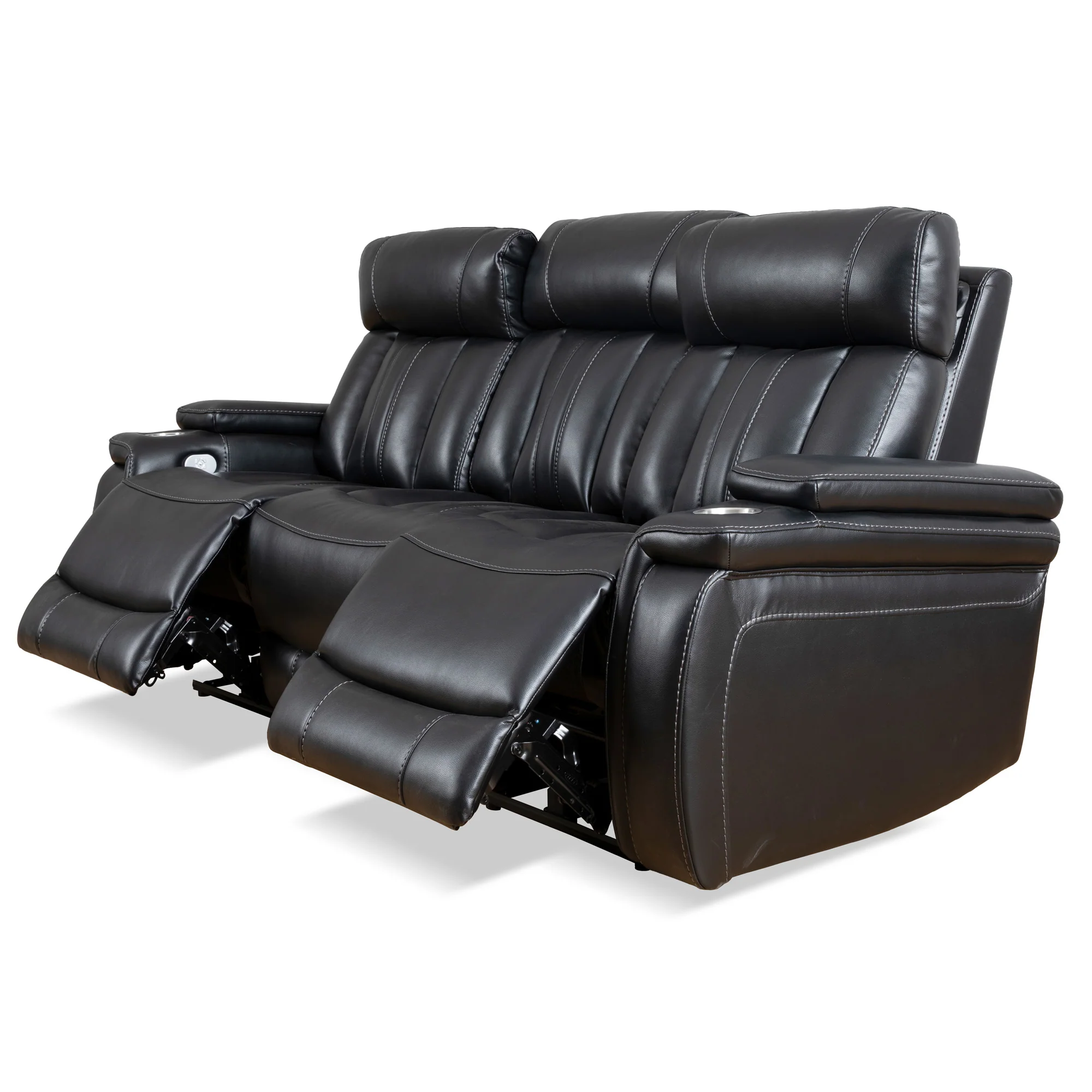 Parker Living Royce - Midnight Power Reclining Sofa with Drop Down Console - Image 7