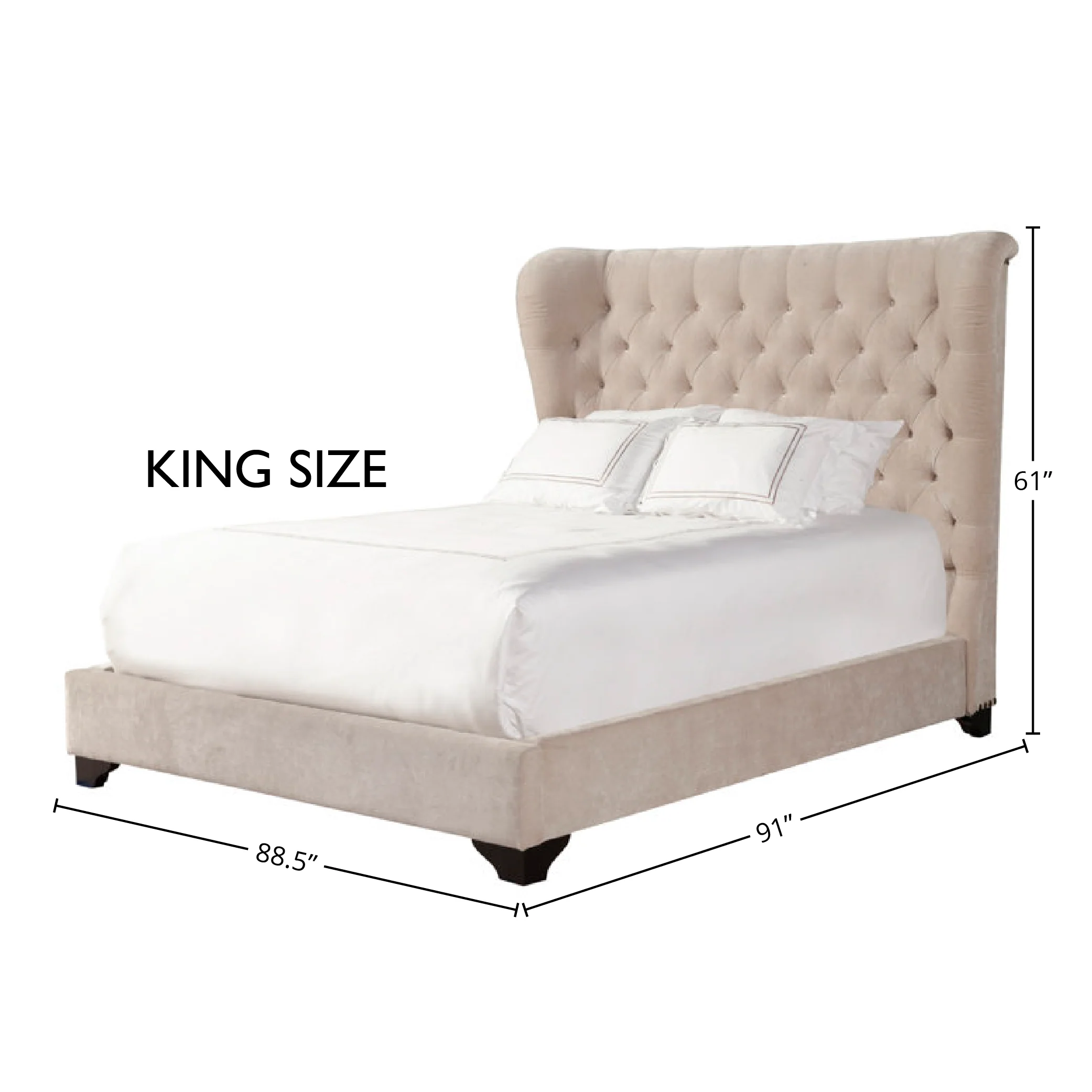 Parker Living Sleep Chloe - Meringue King Bed - Image 6