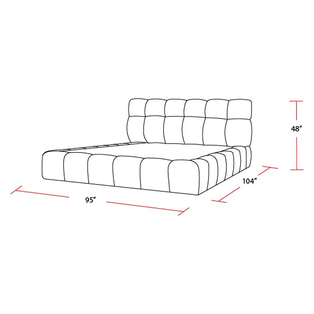 Parker Living Sleep Escape - Fluffy River Rock King Upholstered Bed - Image 6