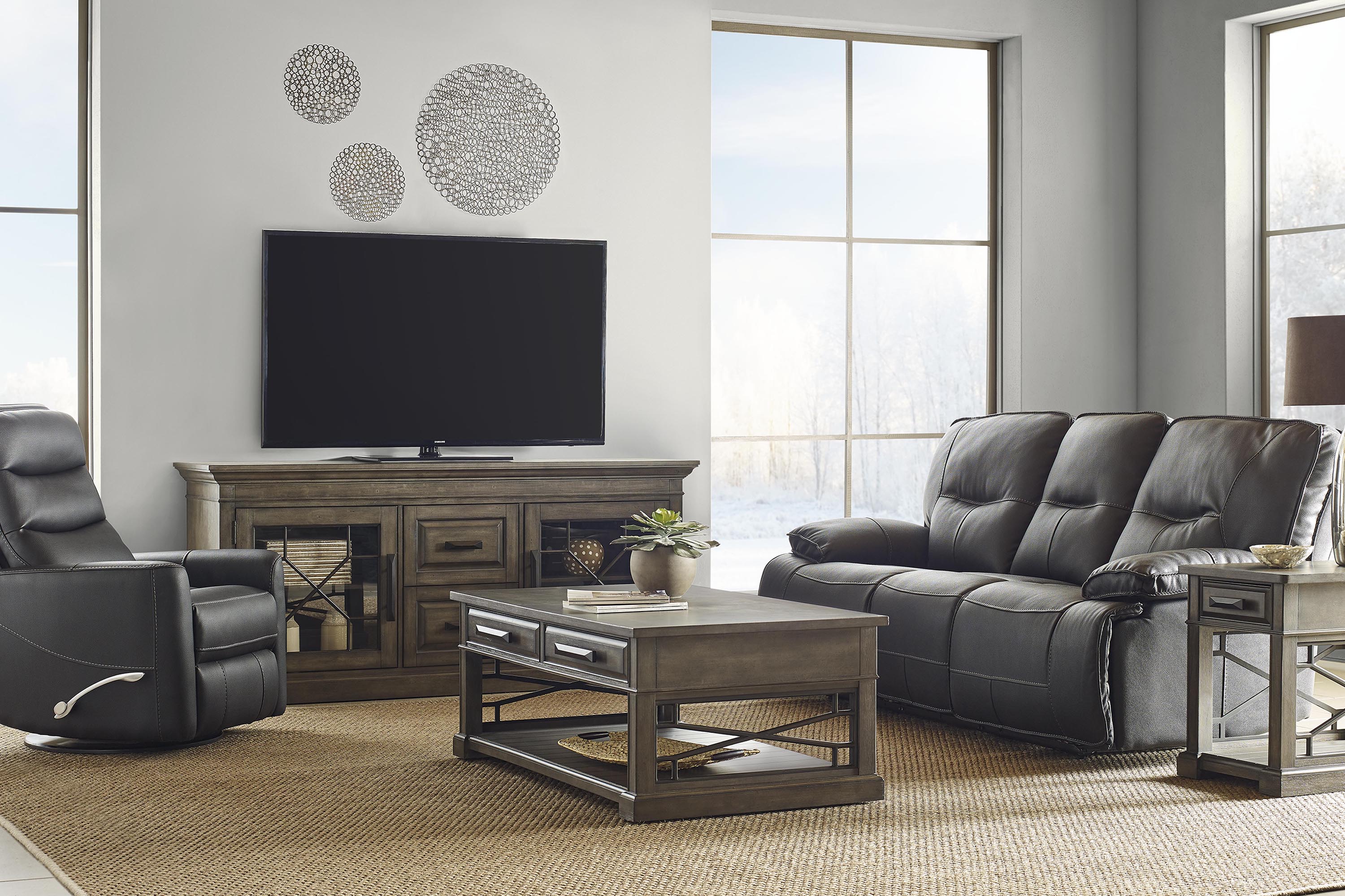 Parker Living Spartacus - Black Power Reclining Sofa Loveseat and Recliner - Image 4