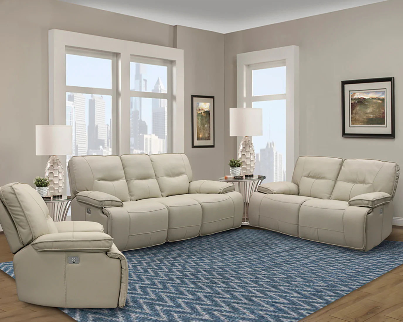 Parker Living Spartacus - Oyster Power Recliner Two Pack - Image 3