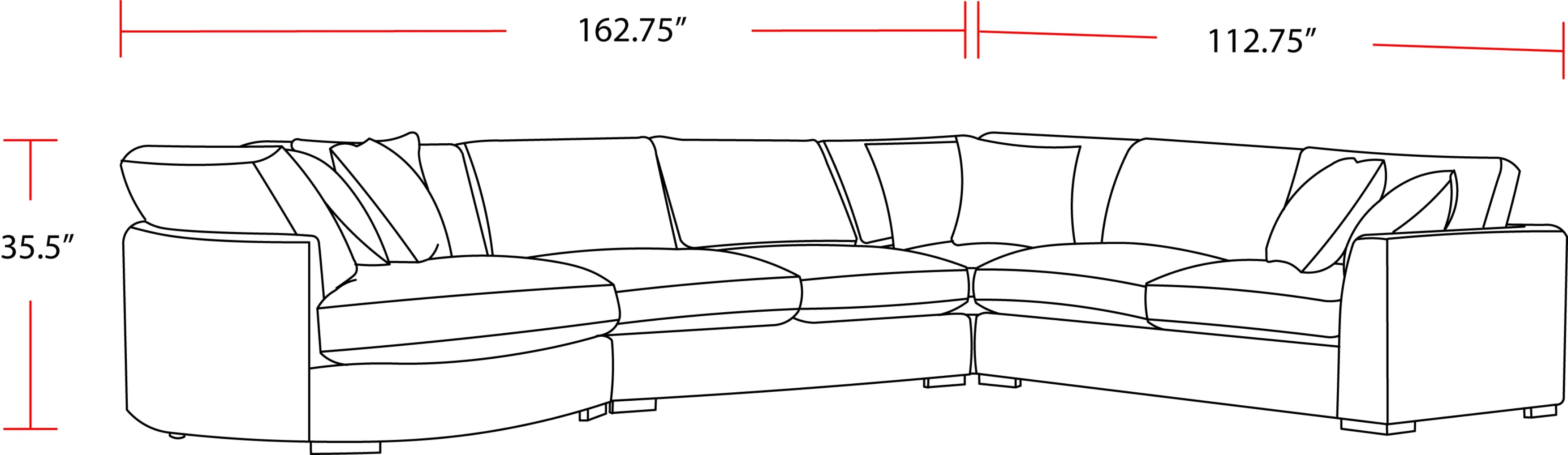 Parker Living The Bump - Alistair Fossil 4 Piece Modular Sectional - Image 3