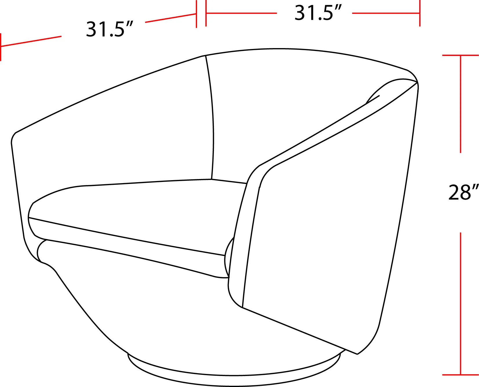 Parker Living The Twist - Elise Rust Swivel Chair - Image 6