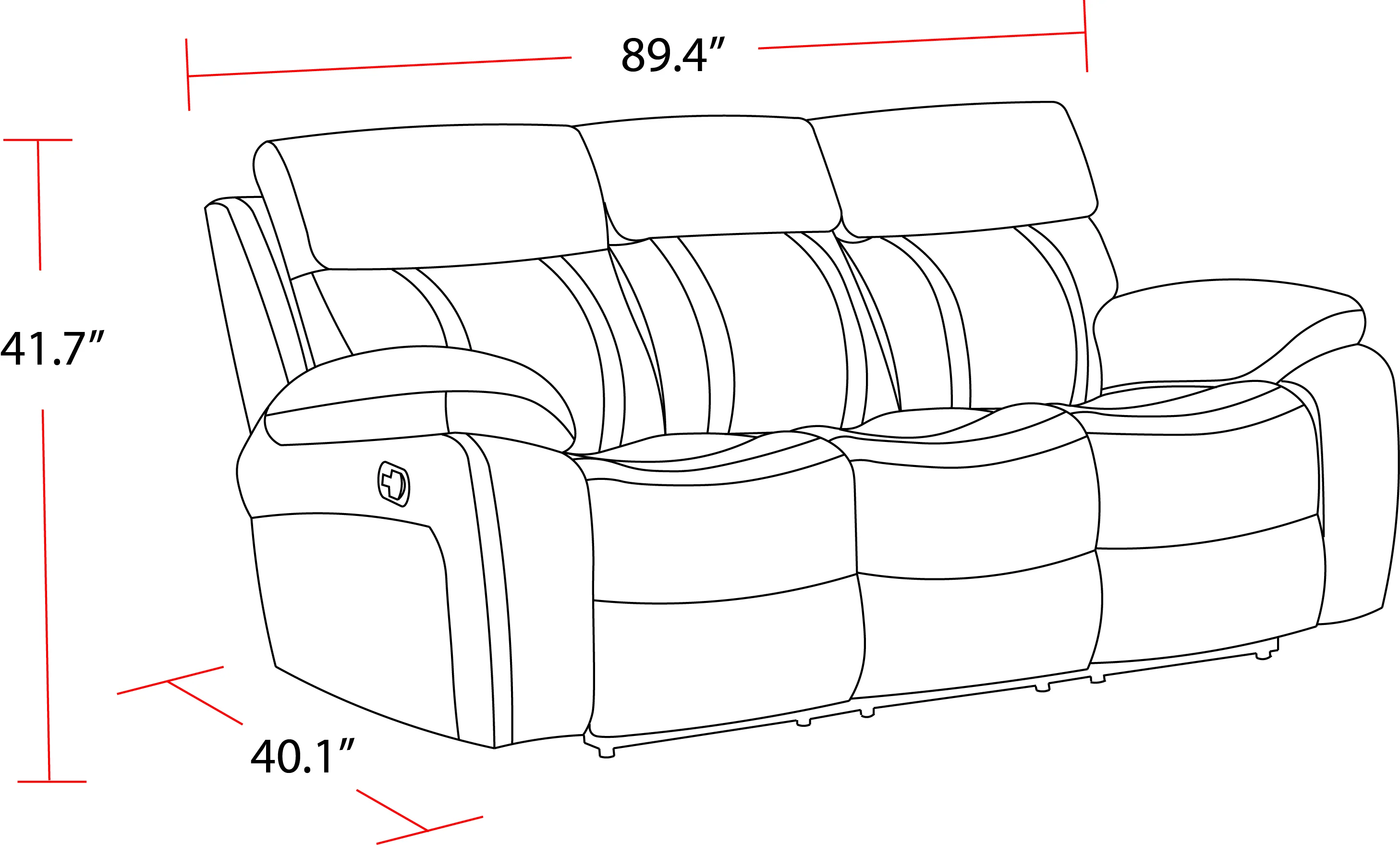 Parker Living Theon - Stokes Toffee Manual Reclining Sofa and Loveseat - Image 6
