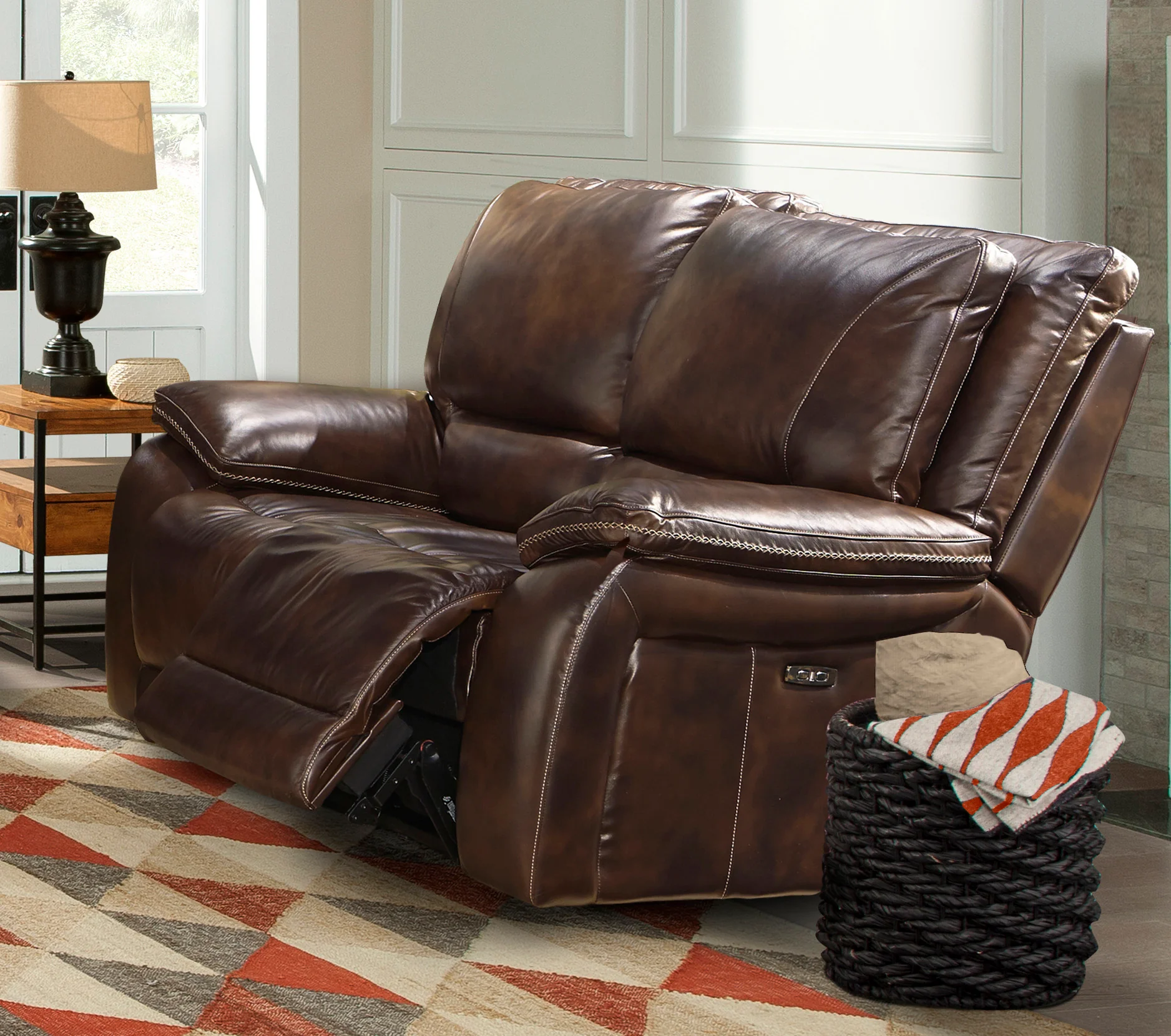 Parker Living Vail - Burnt Sienna Power Reclining Sofa and Loveseat - Image 6