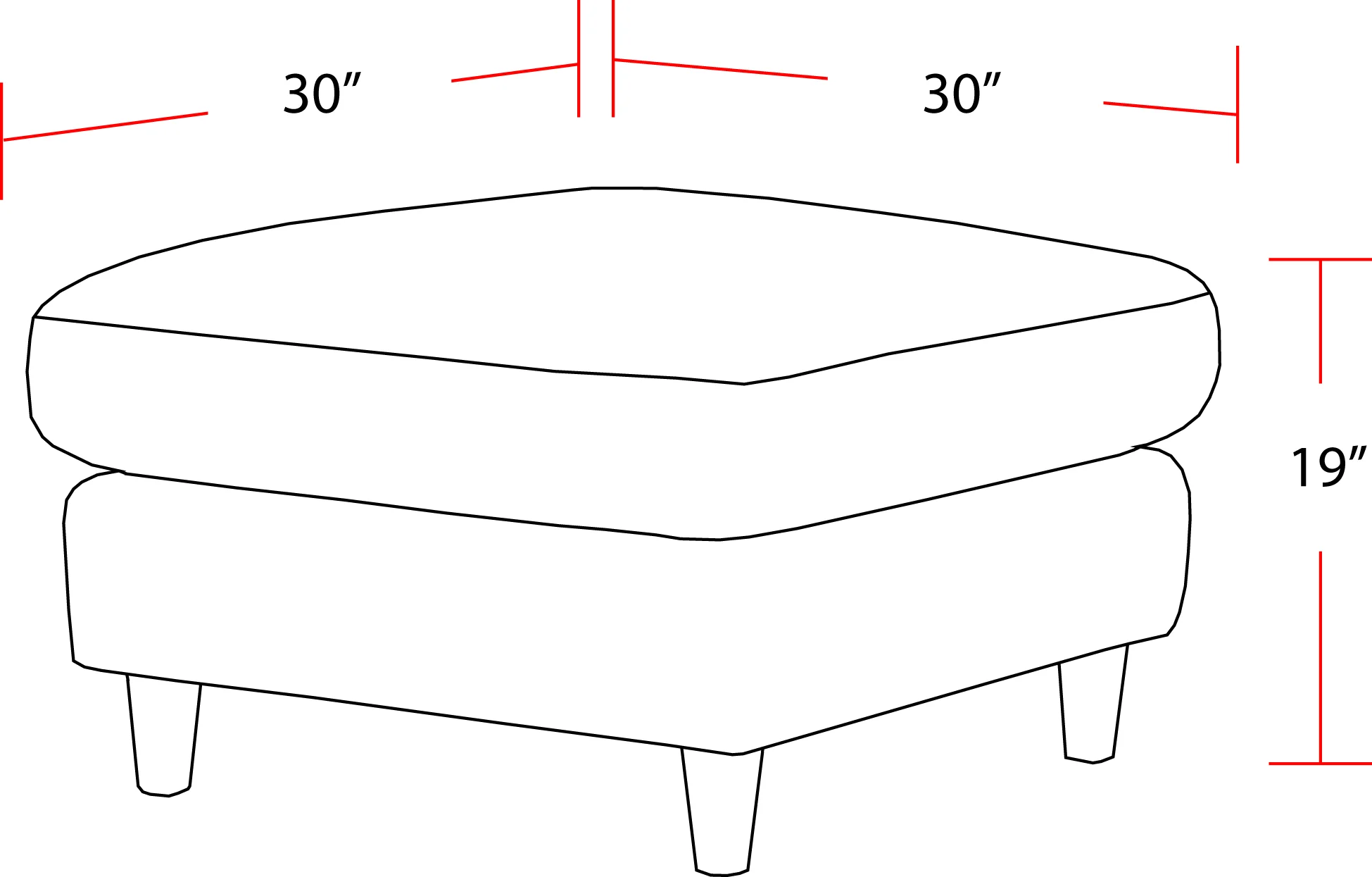 Parker Living Vogue - Farlo Chalk Ottoman - Image 5