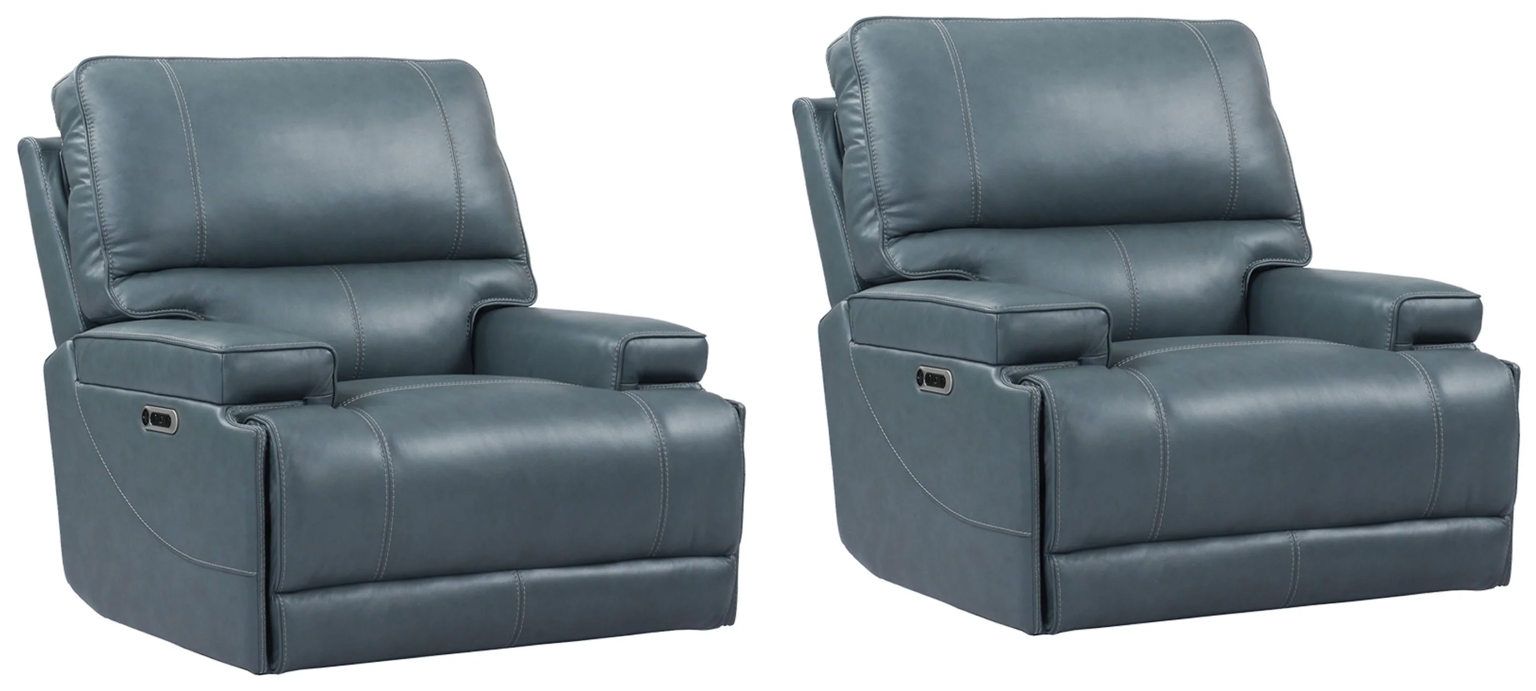 Parker Living Whitman - Verona Azure - Powered By Freemotion Cordless Power Recliner Two Pack - Image 2