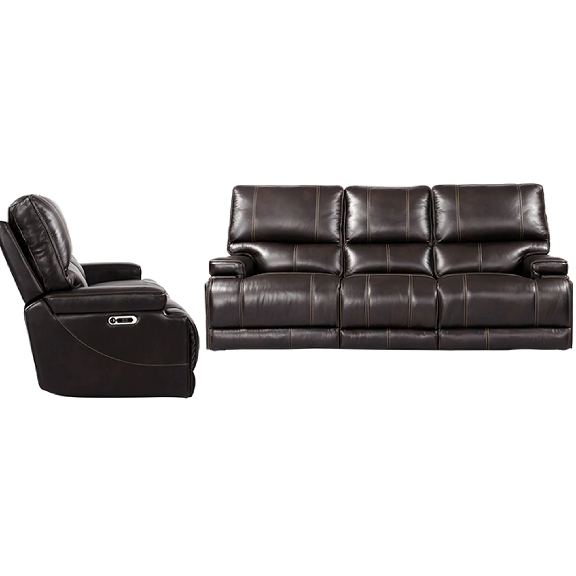 Parker Living Whitman - Verona Coffee - Powered By Freemotion Power Reclining Sofa and Recliner - Image 2