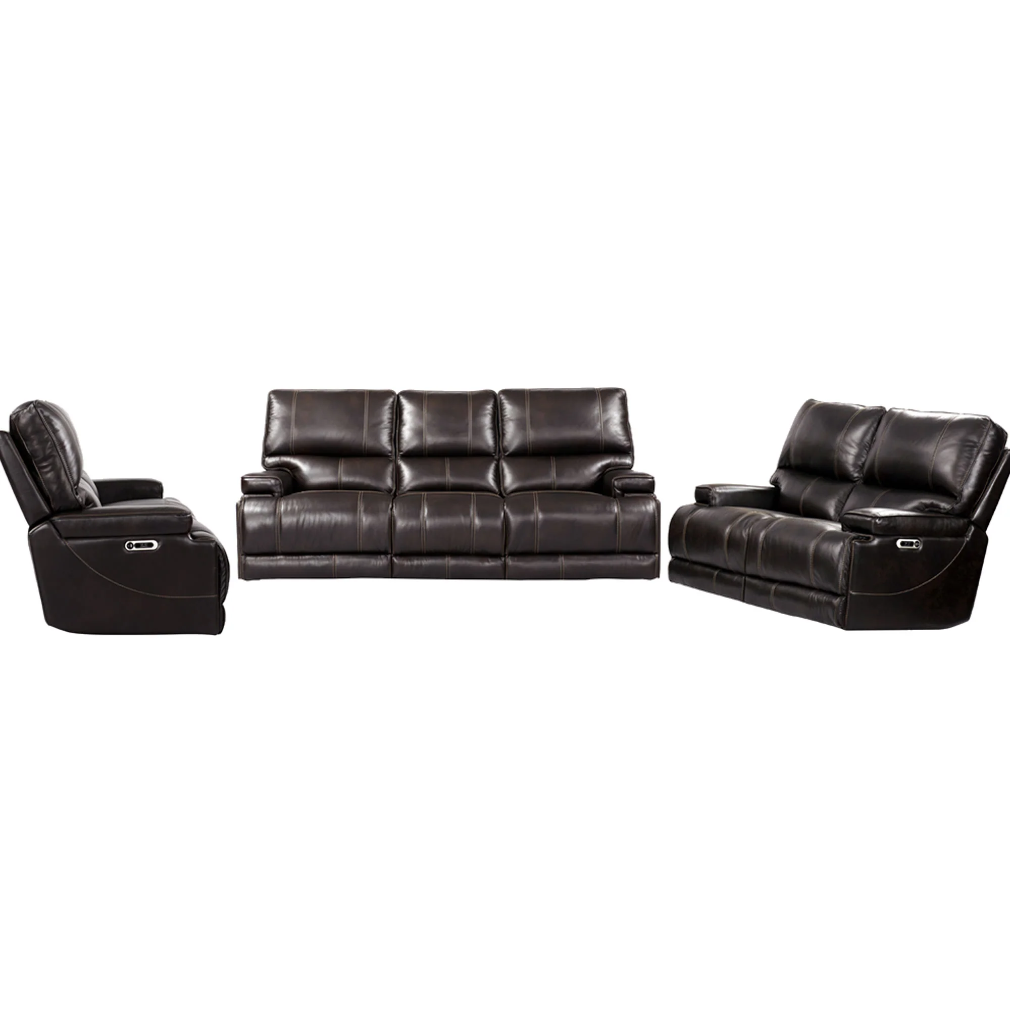 Parker Living Whitman - Verona Coffee - Powered By Freemotion Power Reclining Sofa Loveseat and Recliner - Image 2