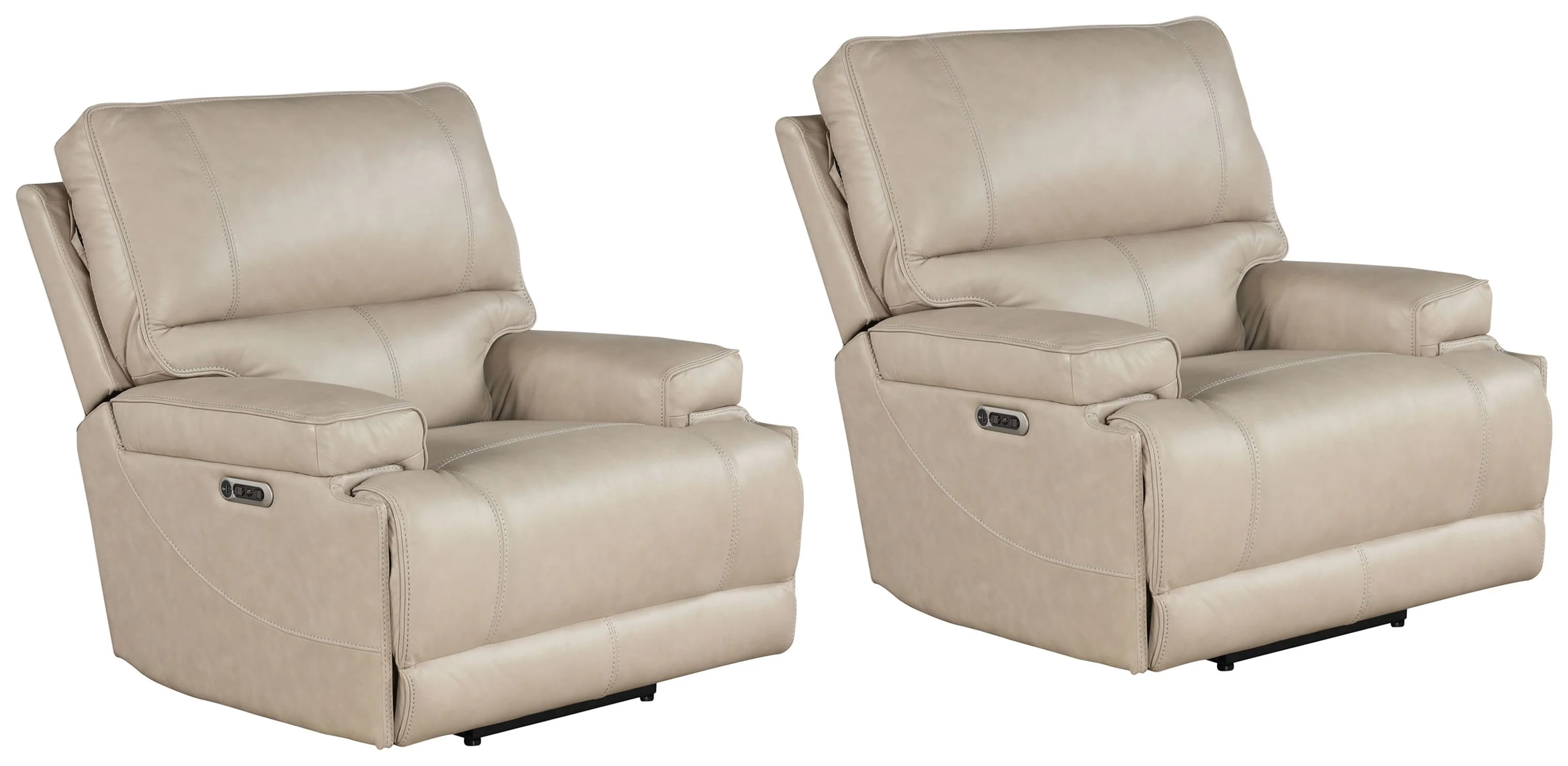 Parker Living Whitman - Verona Linen - Powered By Freemotion Cordless Power Recliner Two Pack - Image 2