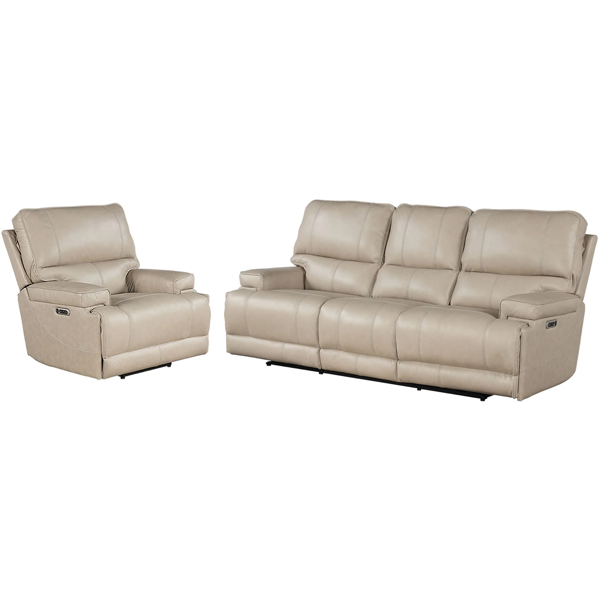 Parker Living Whitman - Verona Linen - Powered By Freemotion Power Reclining Sofa and Recliner - Image 2
