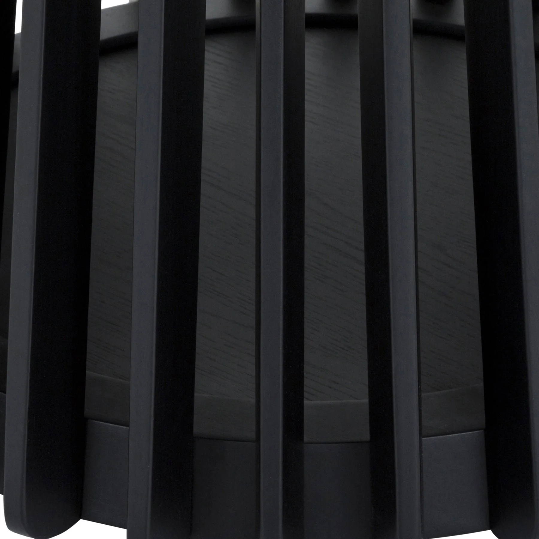 Pasadena Echo 5 Piece Round Dining Set with Walnut and Black Finish Table and Walnut Finish Chairs - Image 9