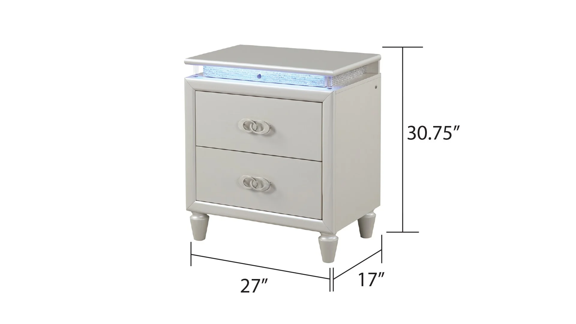 Passion Nightstand Milky White - Image 2