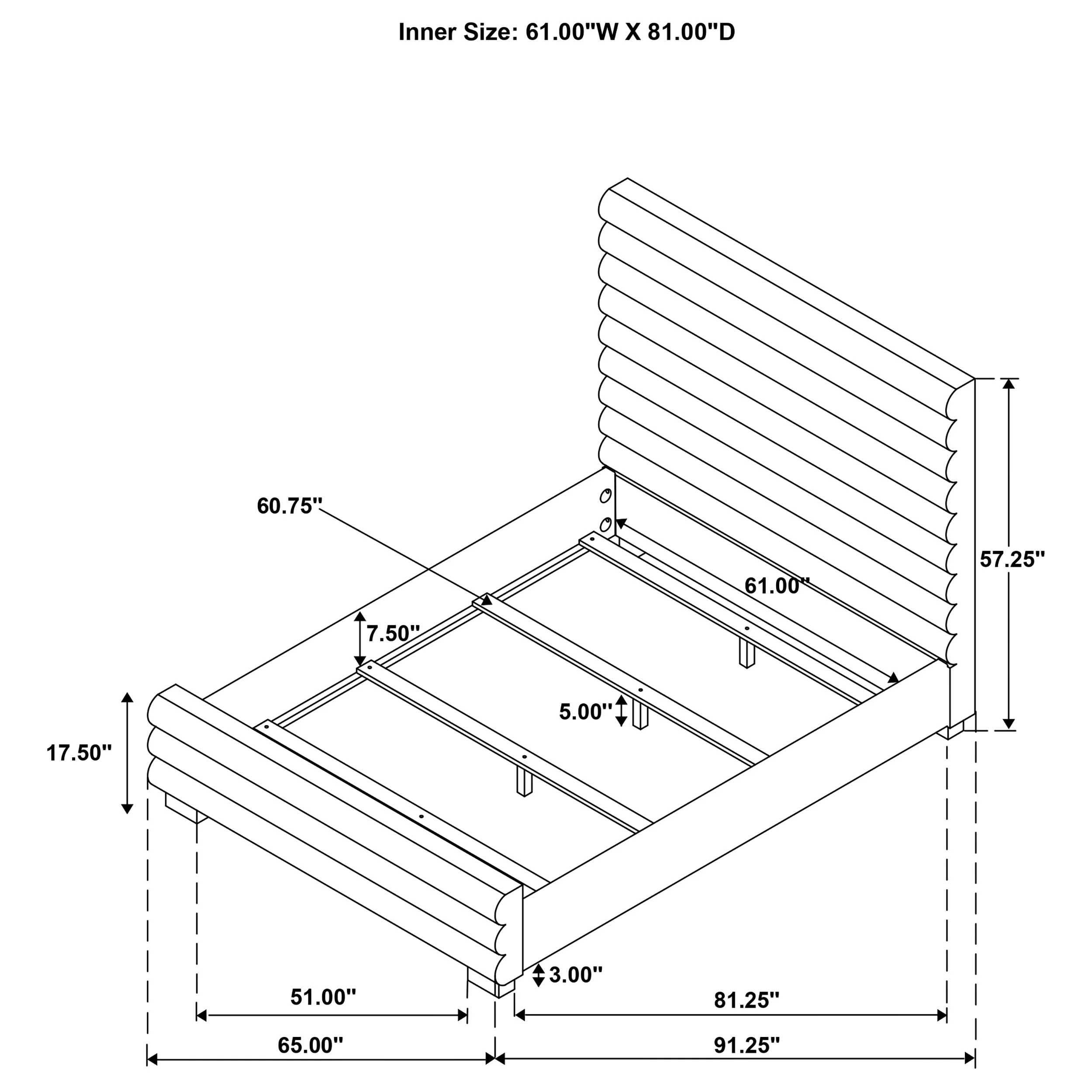 Patricia Panel Bed - Image 9