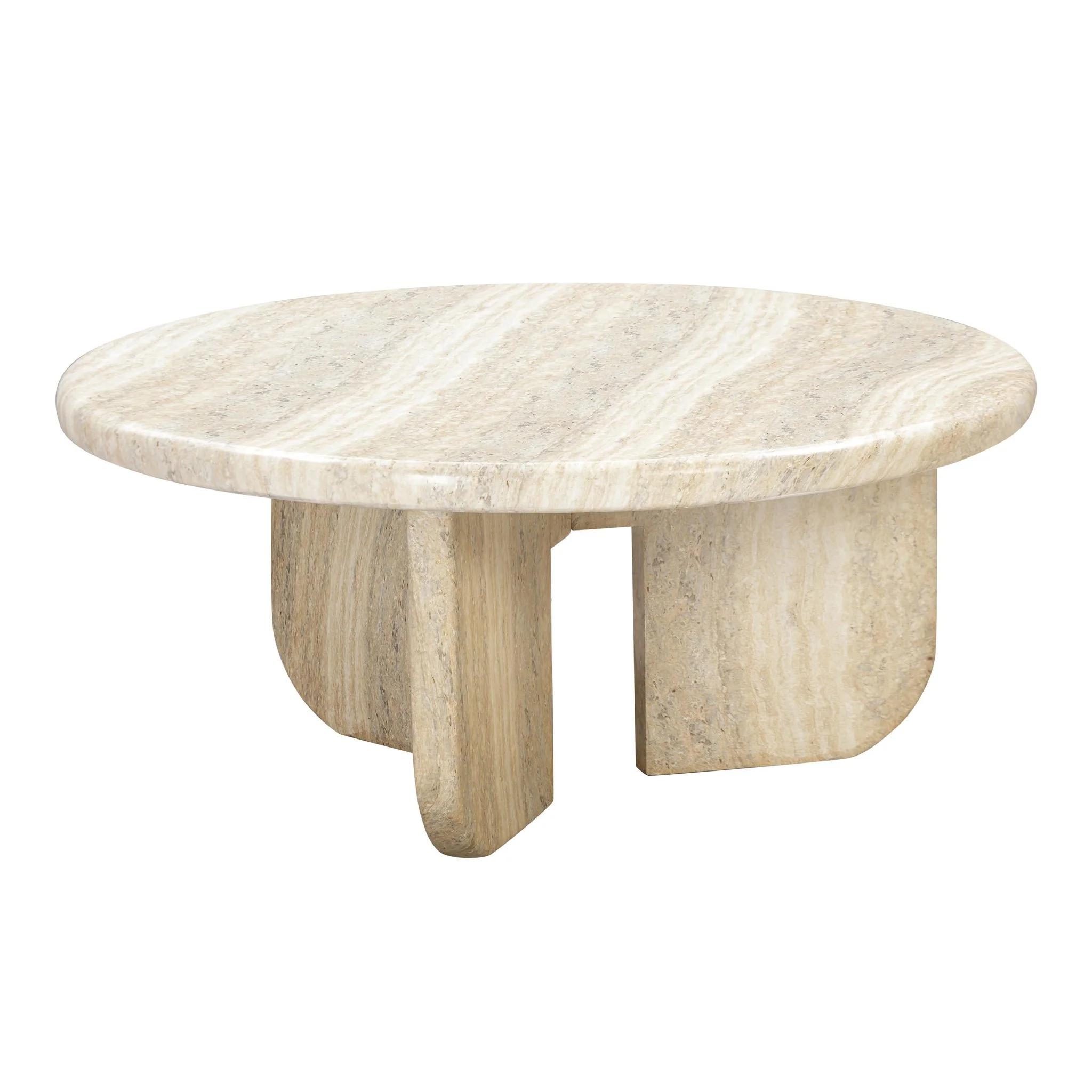 Patrizia Concrete Round Coffee Table - Image 4