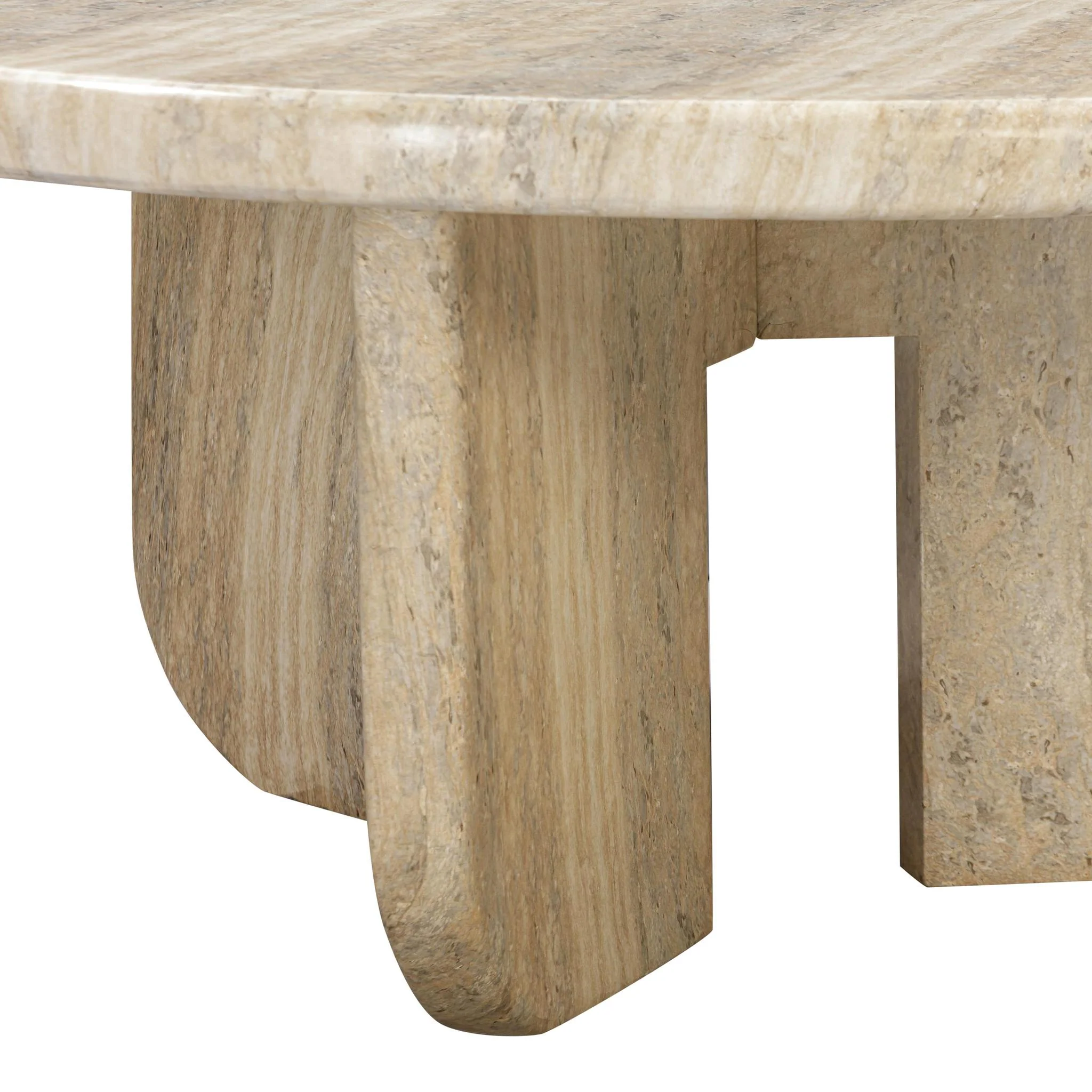 Patrizia Concrete Round Coffee Table - Image 6