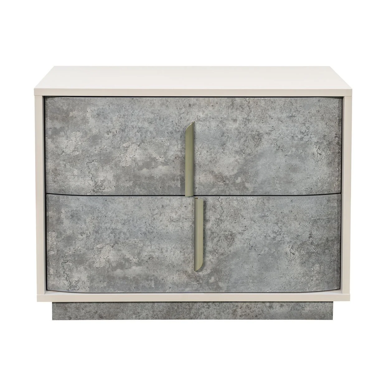 Pavira 2-Drawer Nightstand - Stone - Image 2