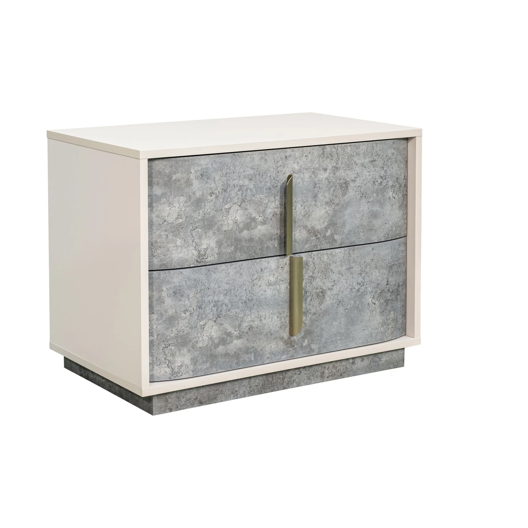 Pavira 2-Drawer Nightstand - Stone - Image 3