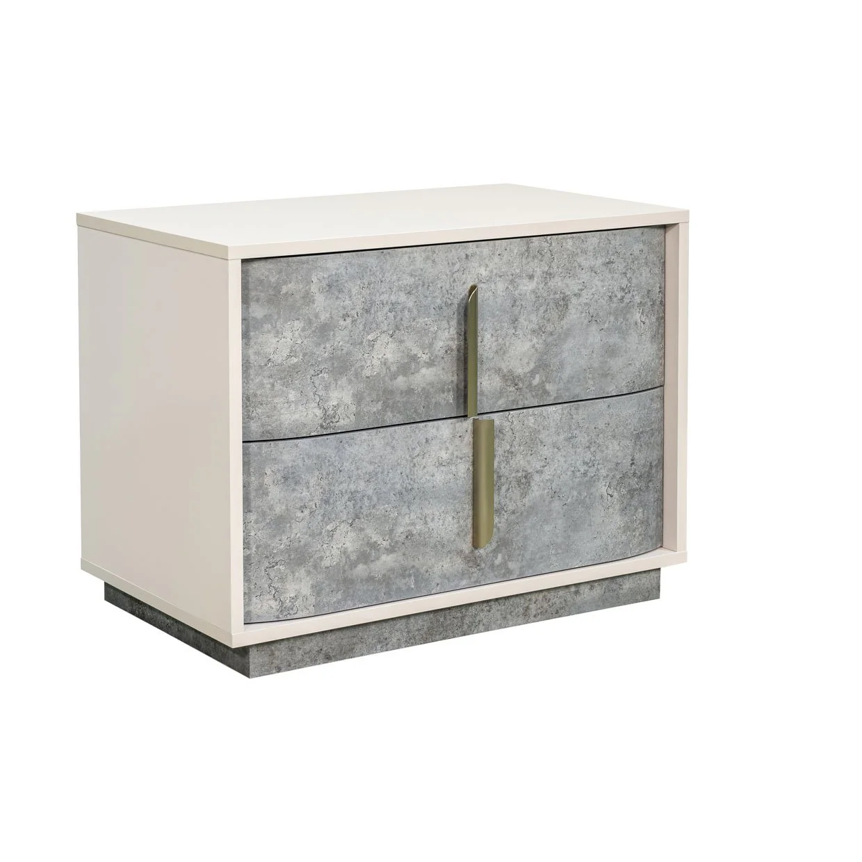 Pavira 2-Drawer Nightstand - Stone - Image 4