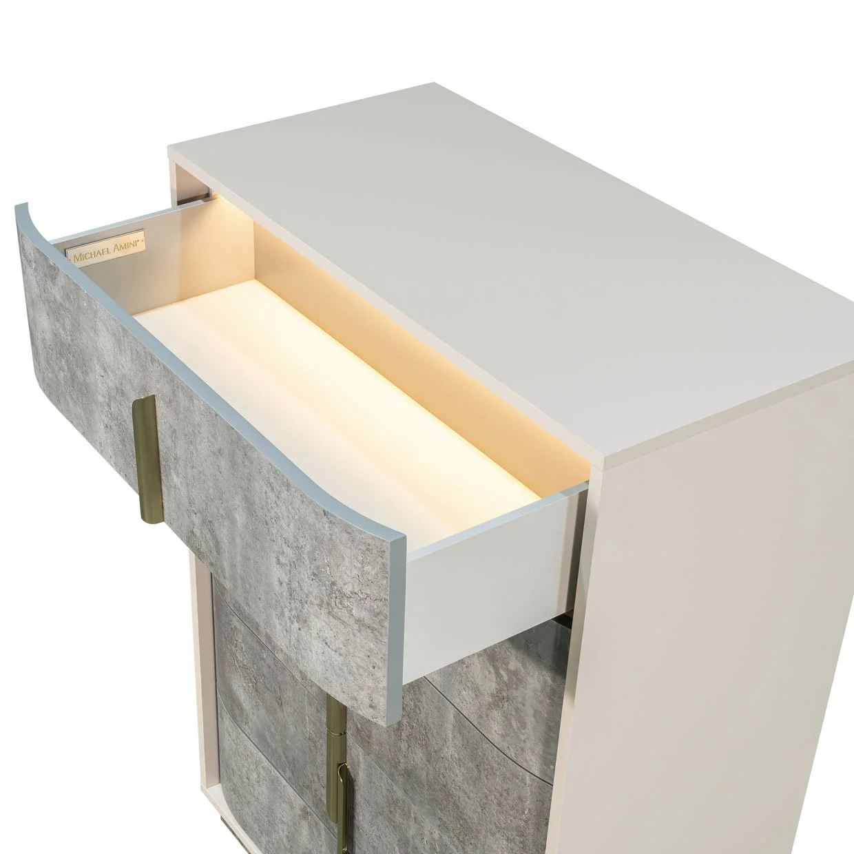 Pavira 5-Drawer Chest - Stone - Image 10