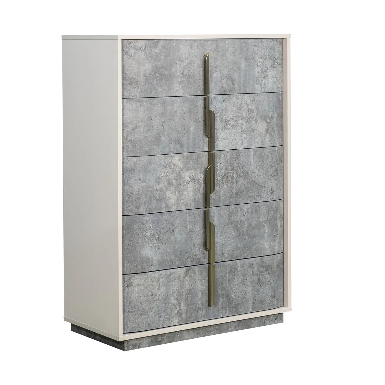 Pavira 5-Drawer Chest - Stone - Image 4