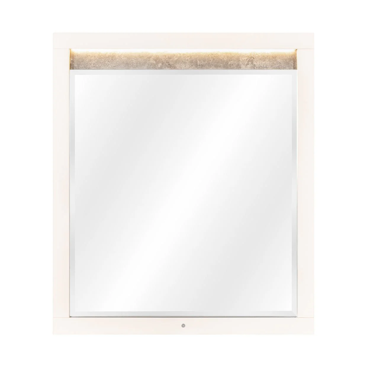 Pavira Dresser Mirror with LED Lights - Stone - Image 10