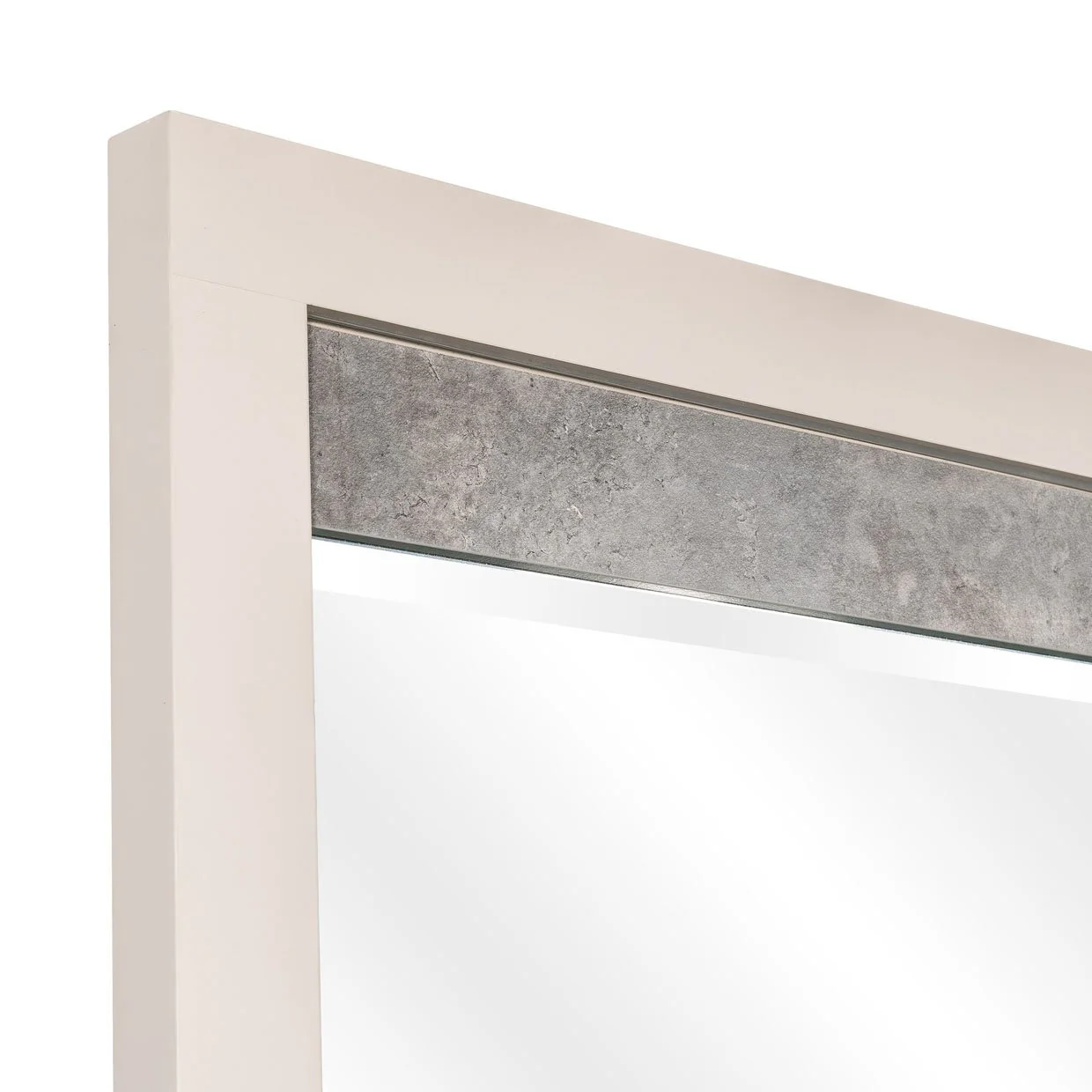 Pavira Dresser Mirror with LED Lights - Stone - Image 6