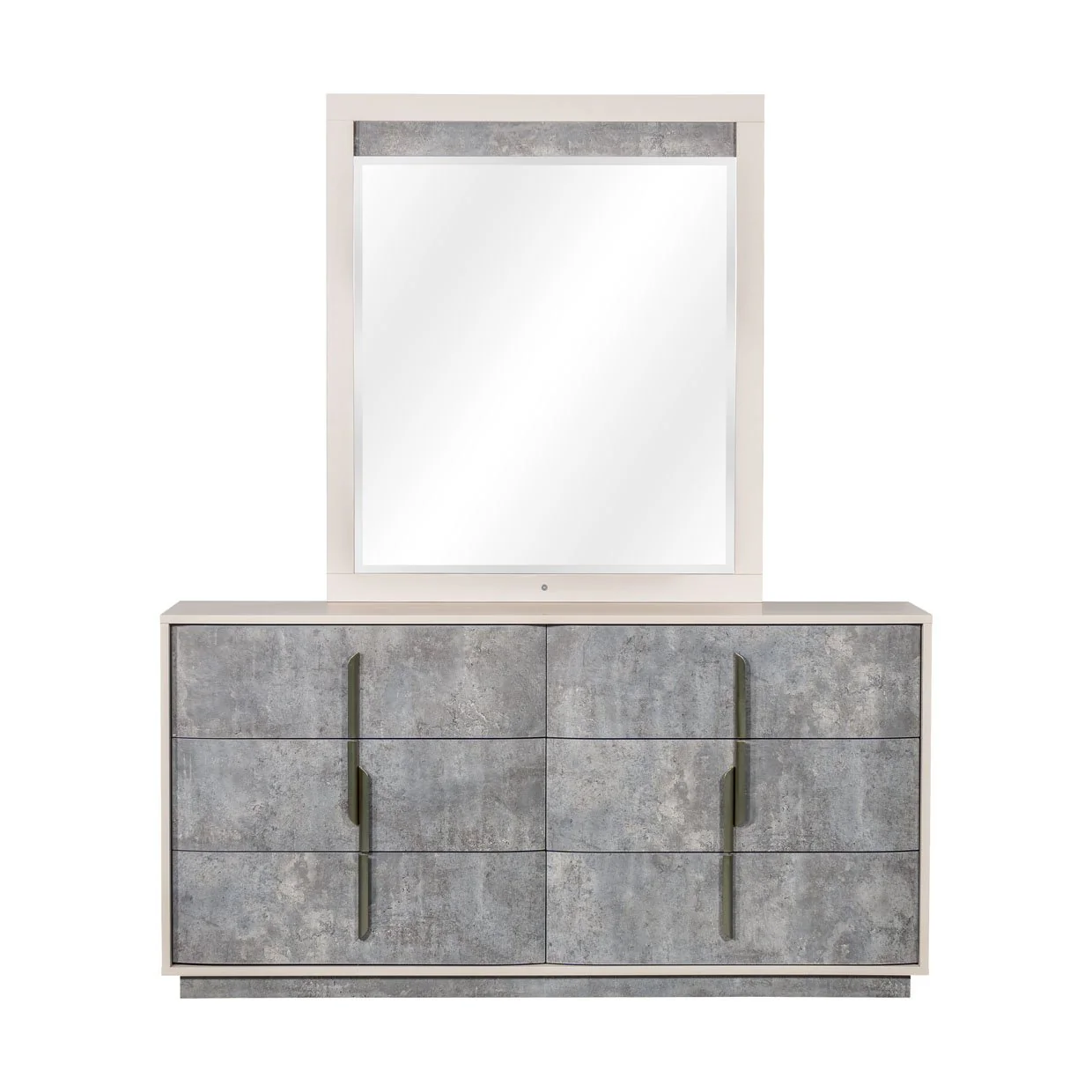 Pavira Dresser with Mirror - Stone - Image 2