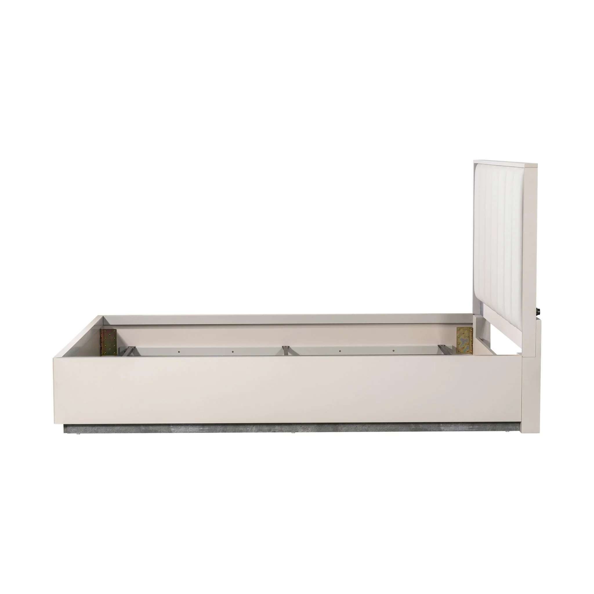 Pavira Queen Bed with LED Lights - Stone - Image 13