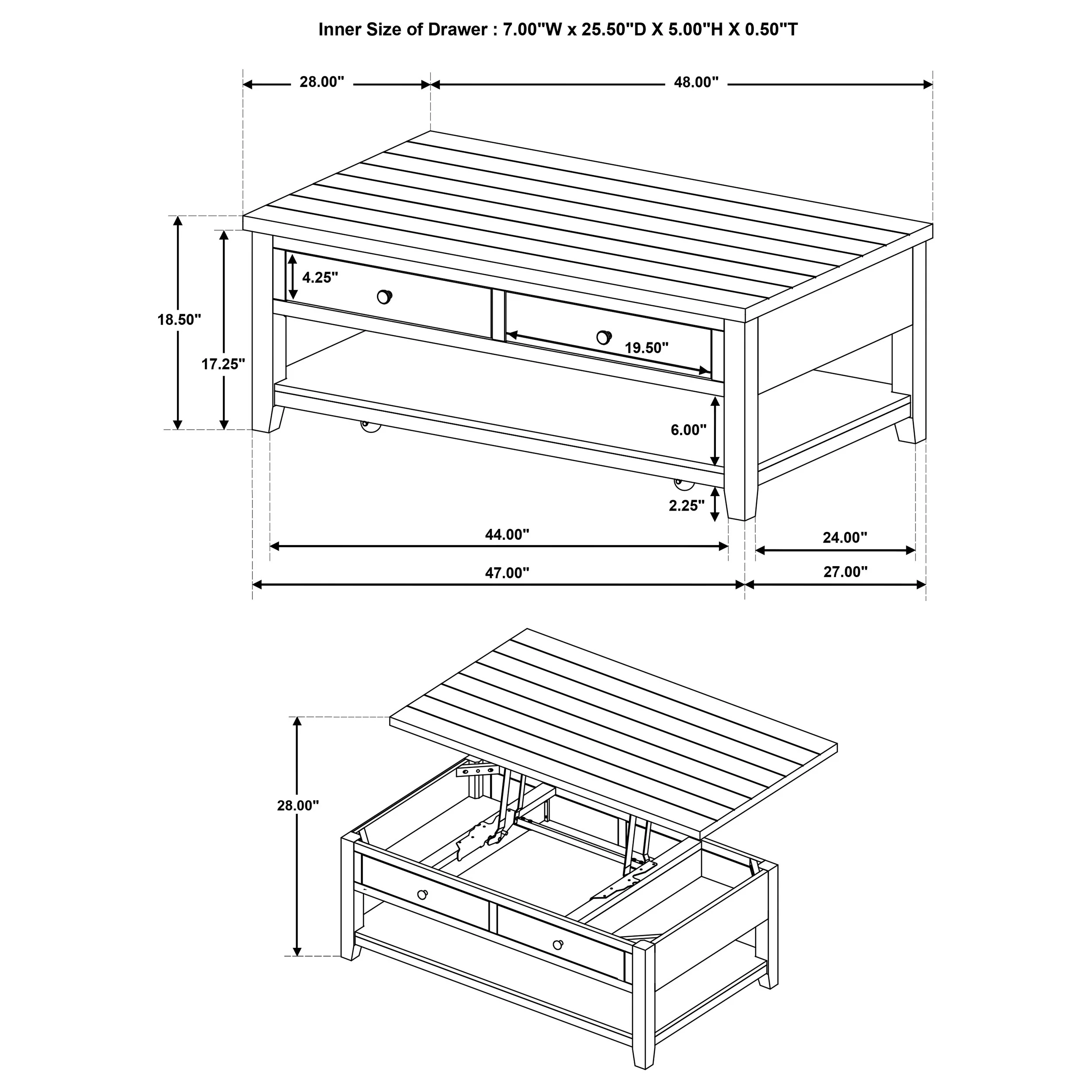 Payne Mobile Lift-Top Coffee Table - Image 22