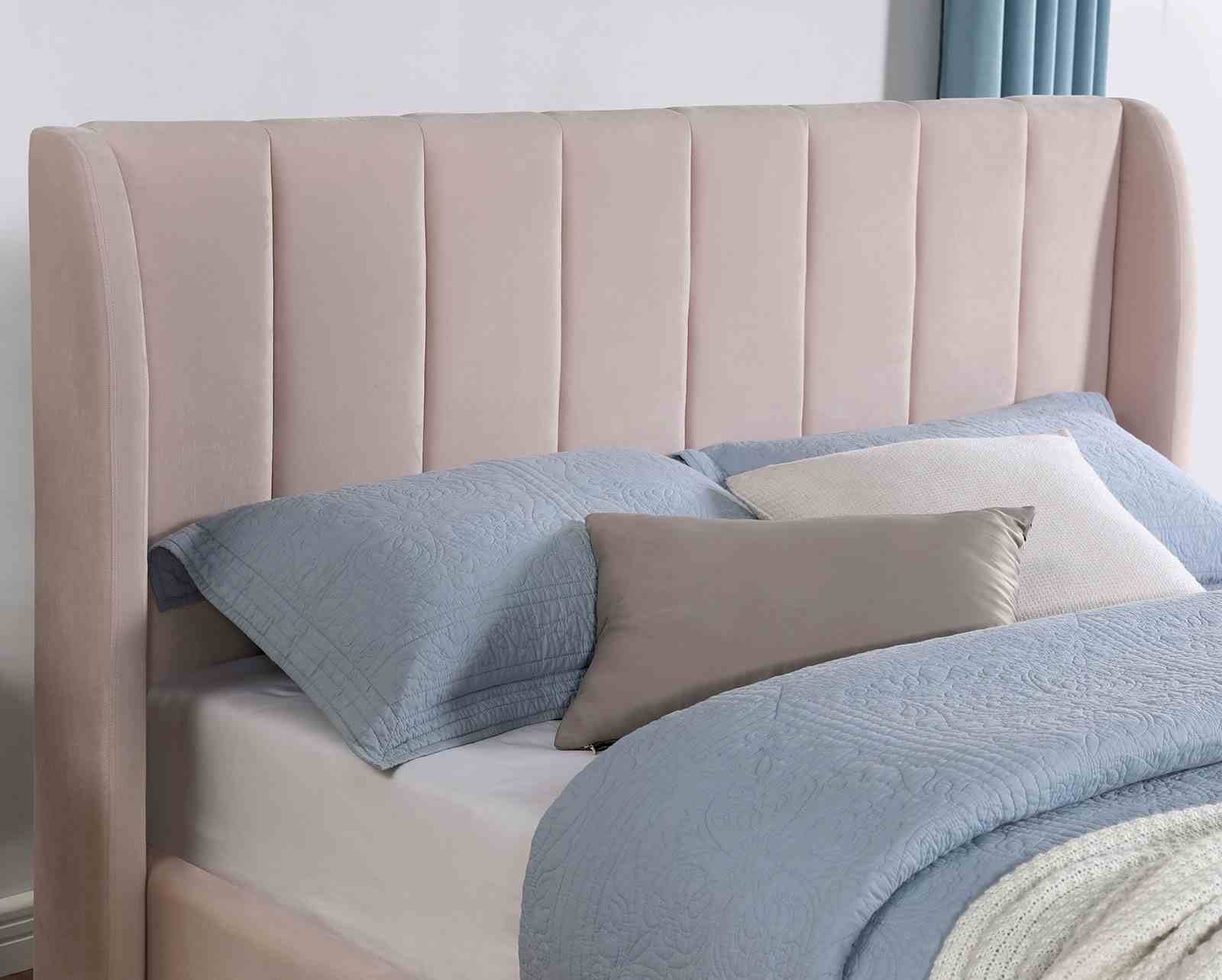 Pearl Full Bed, Light Pink - Image 2