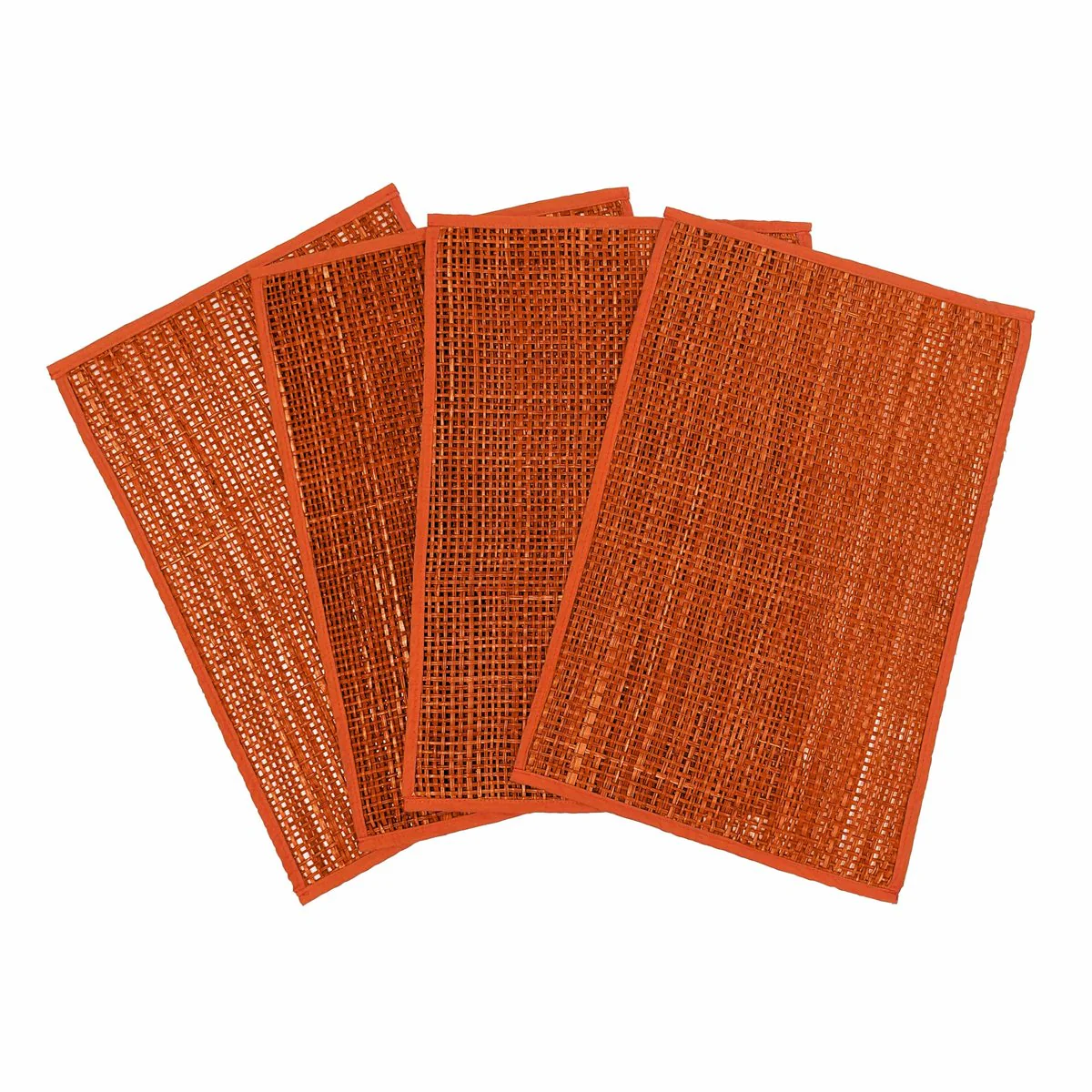 Peele Terracotta Seagrass Placemat - Set of 4 - Image 4