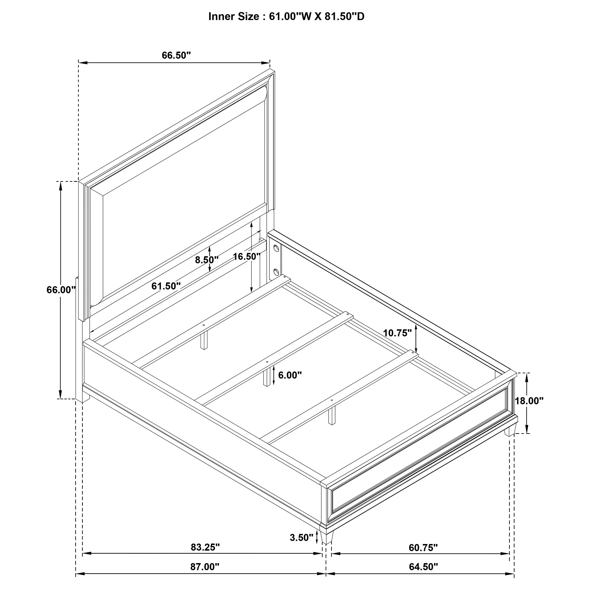 Pembroke Panel Bed - Image 10