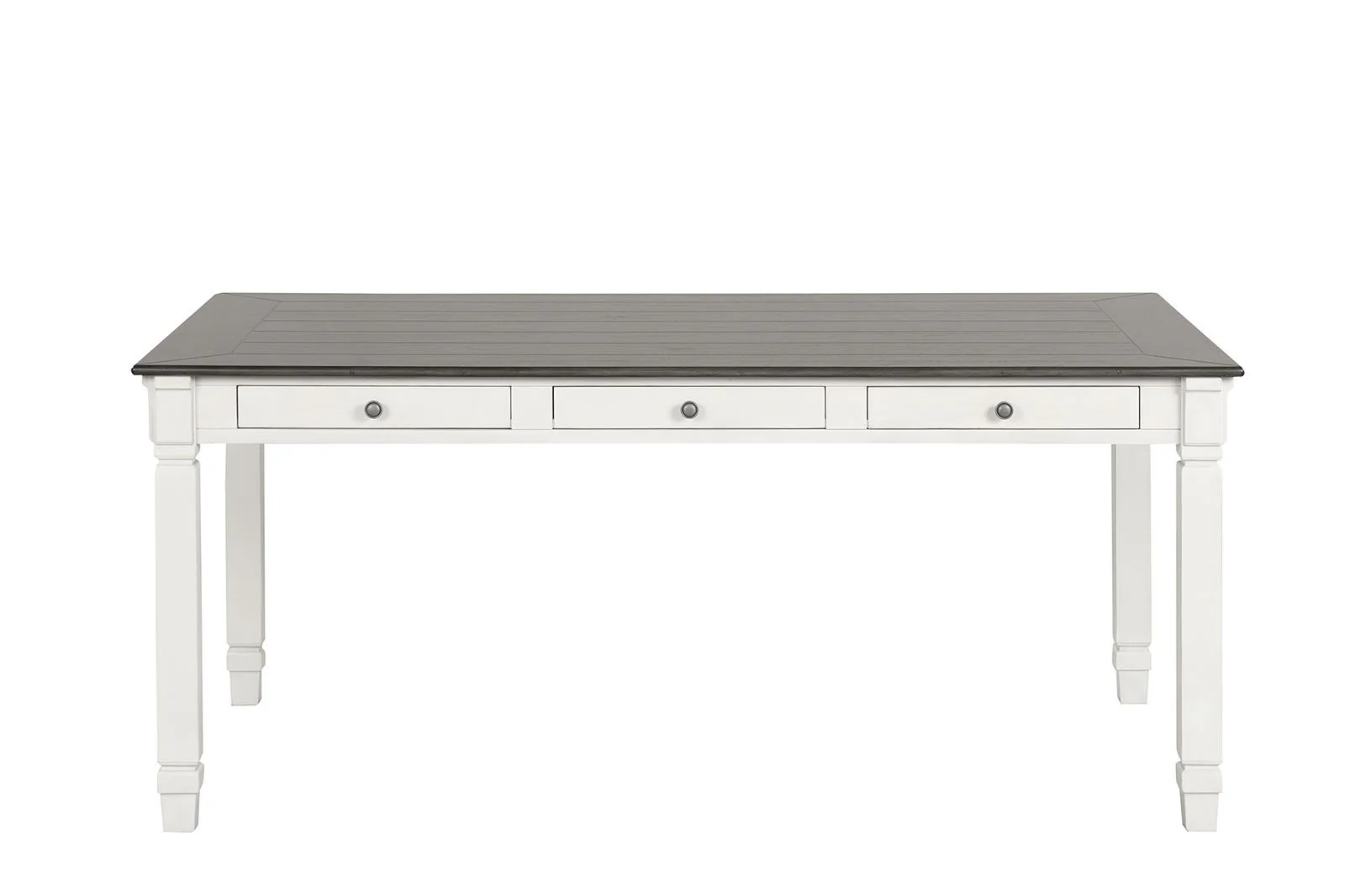 Pendola Dining Table, Rustic White - Image 3