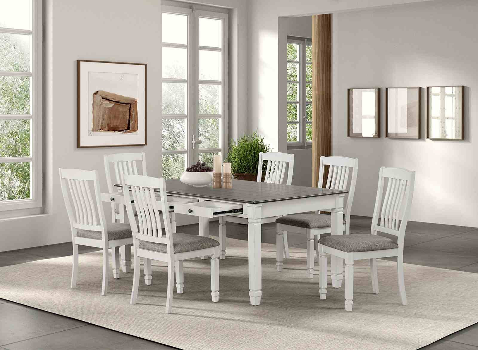 Pendola Side Chair (2/CTN), Rustic White - Image 2