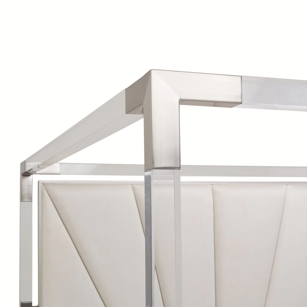 Penthouse Eastern King Canopy Bed - Ash Gray - Image 5