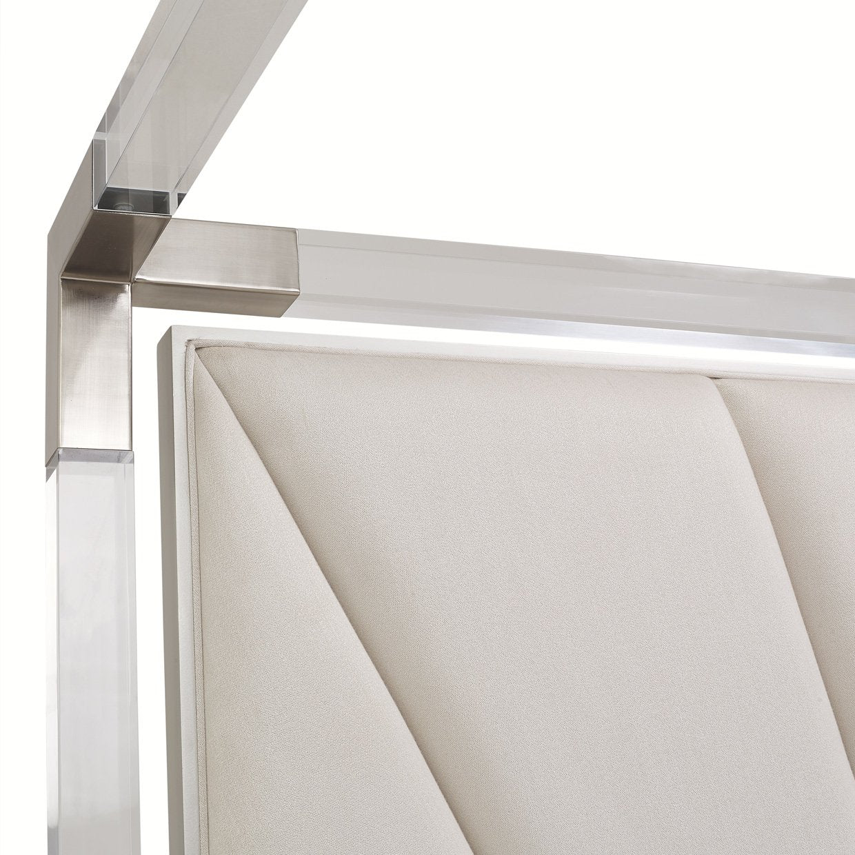 Penthouse Eastern King Canopy Bed - Ash Gray - Image 6